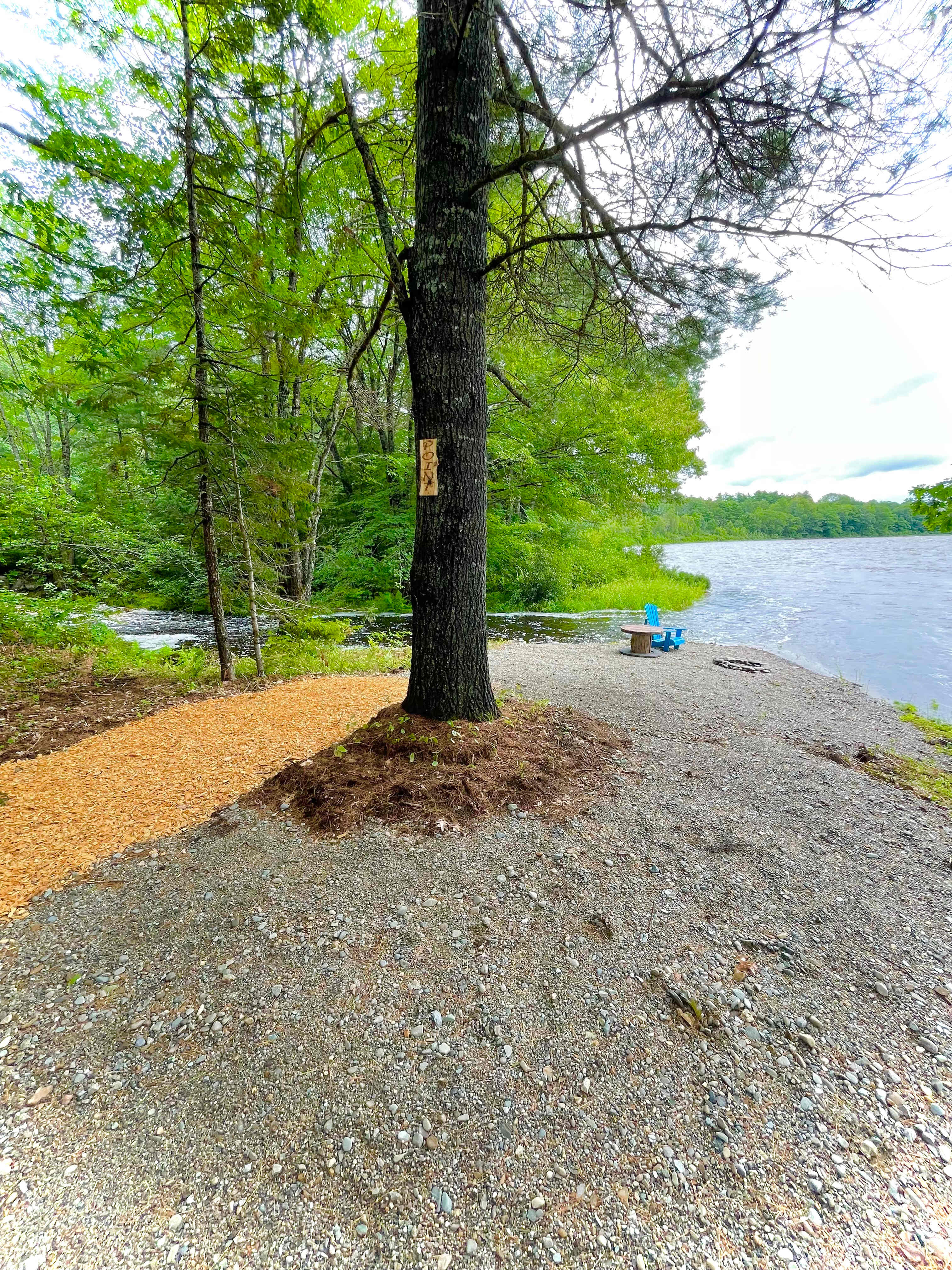 “Point” tent site