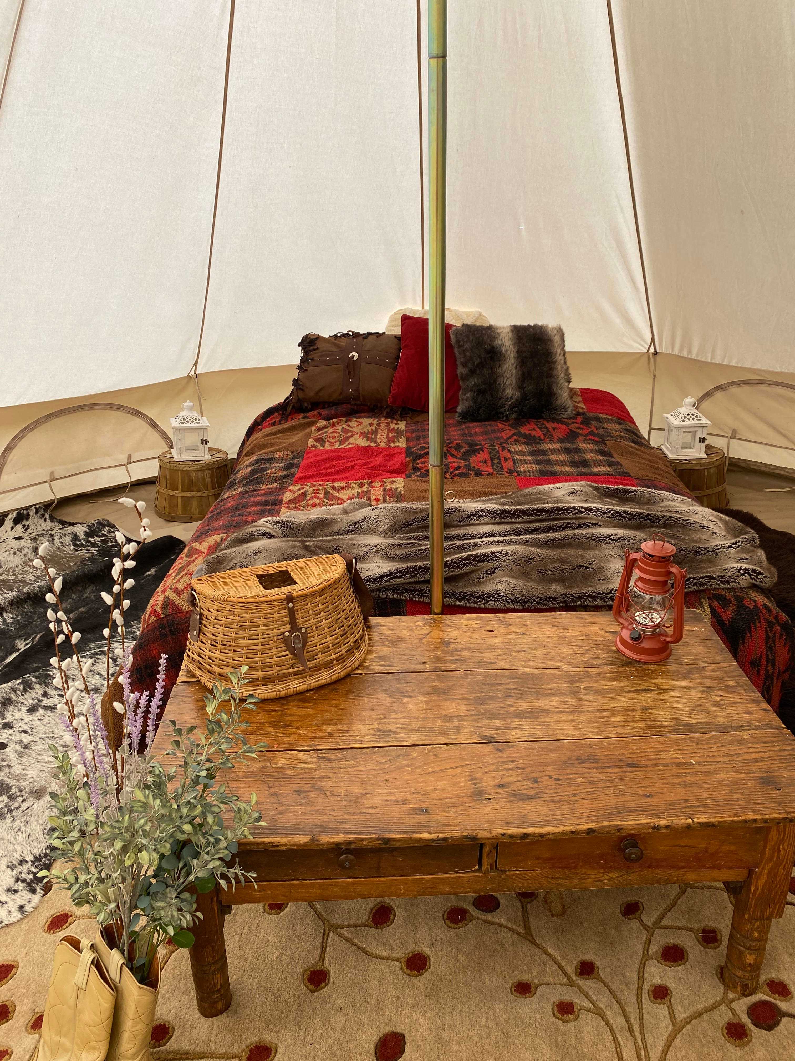 A warm, comfy bed to recharge for the next day