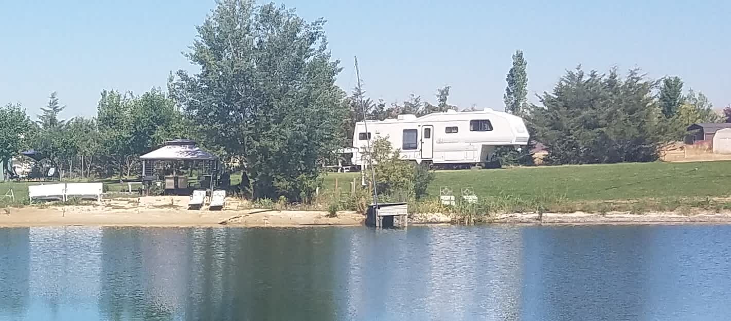 Across the pond view.