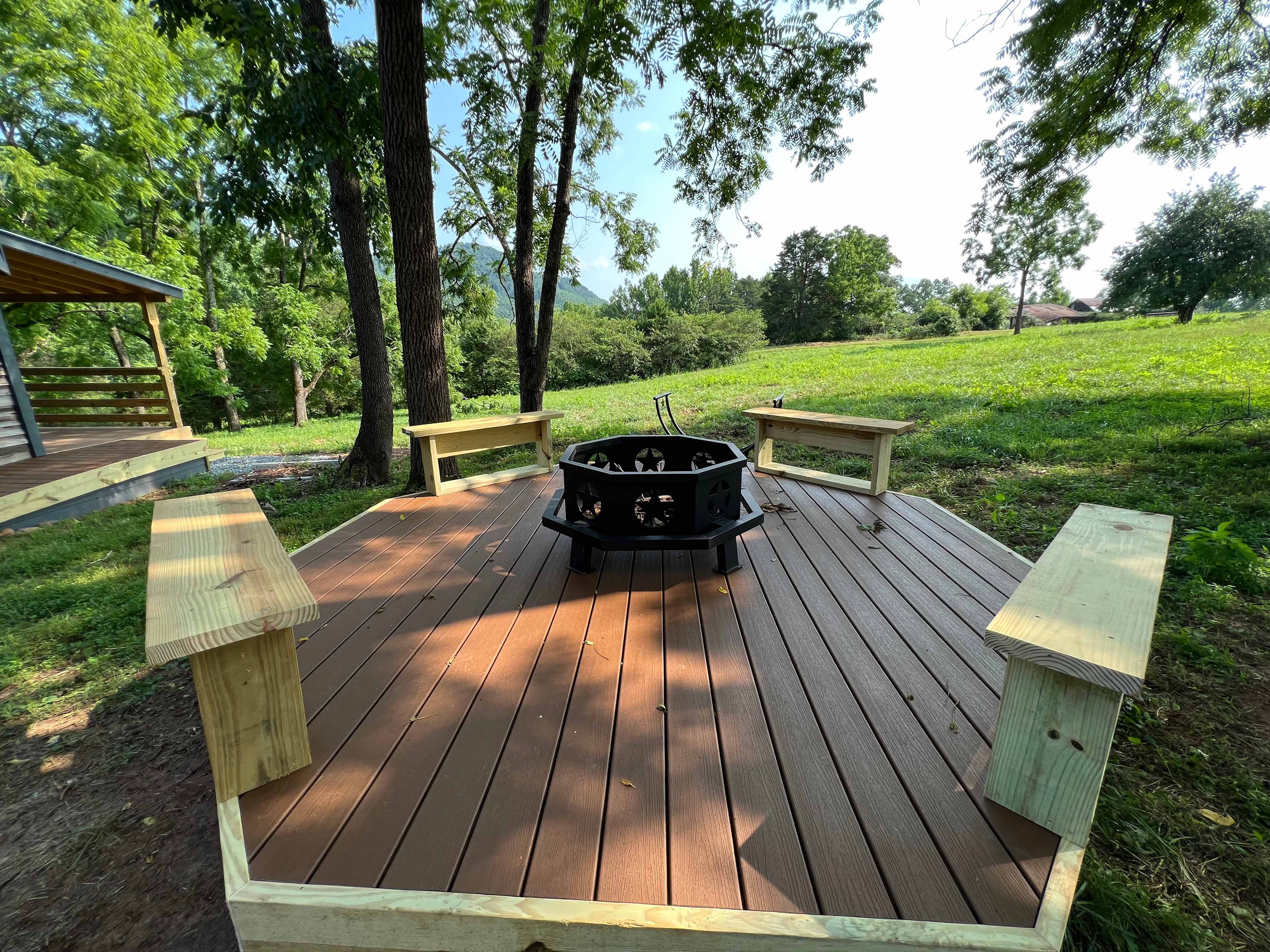 Fire Pit Deck