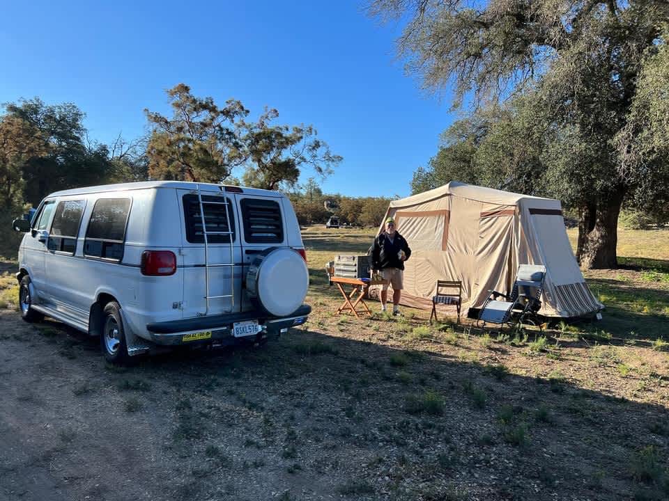 A very cool pop-up tent!