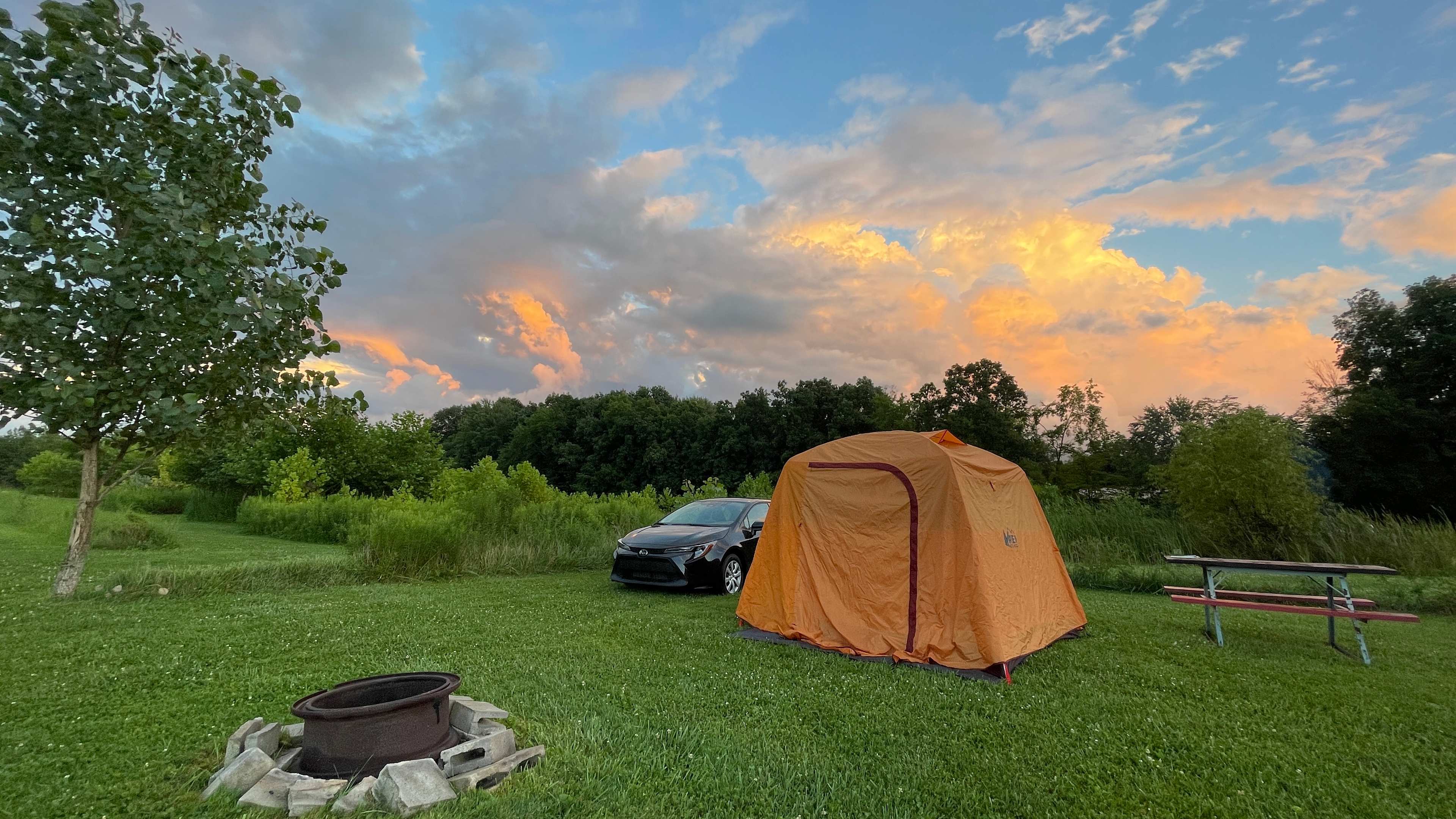 Grins & Pickin's CampFarm