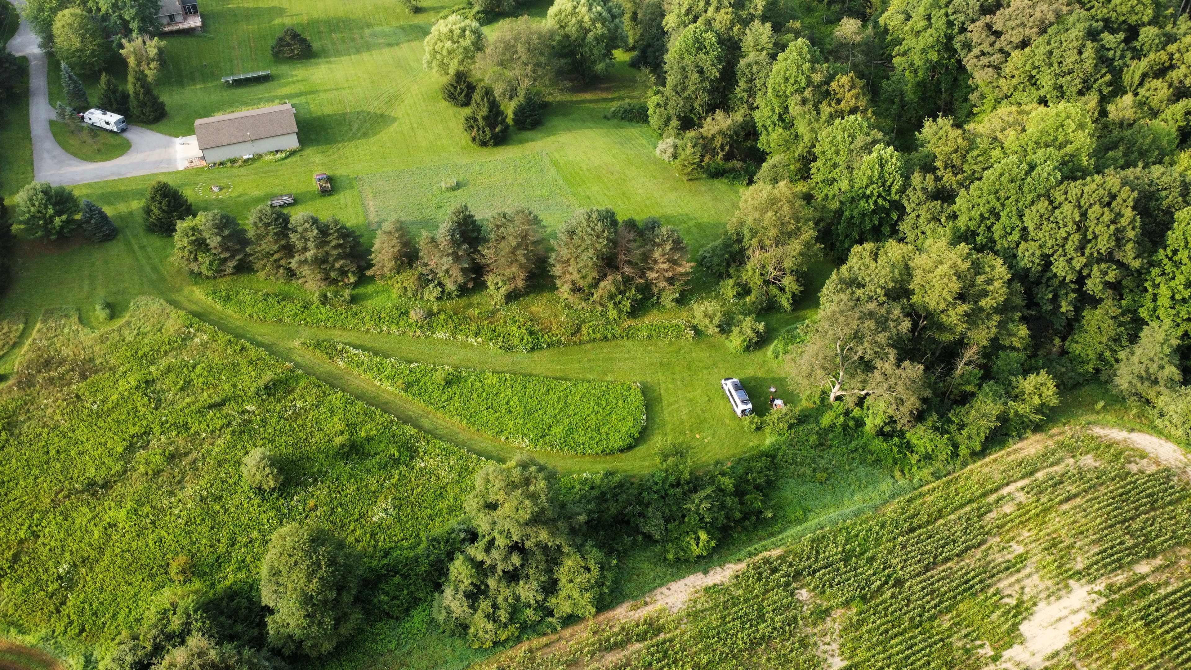 Secluded location at Site 1