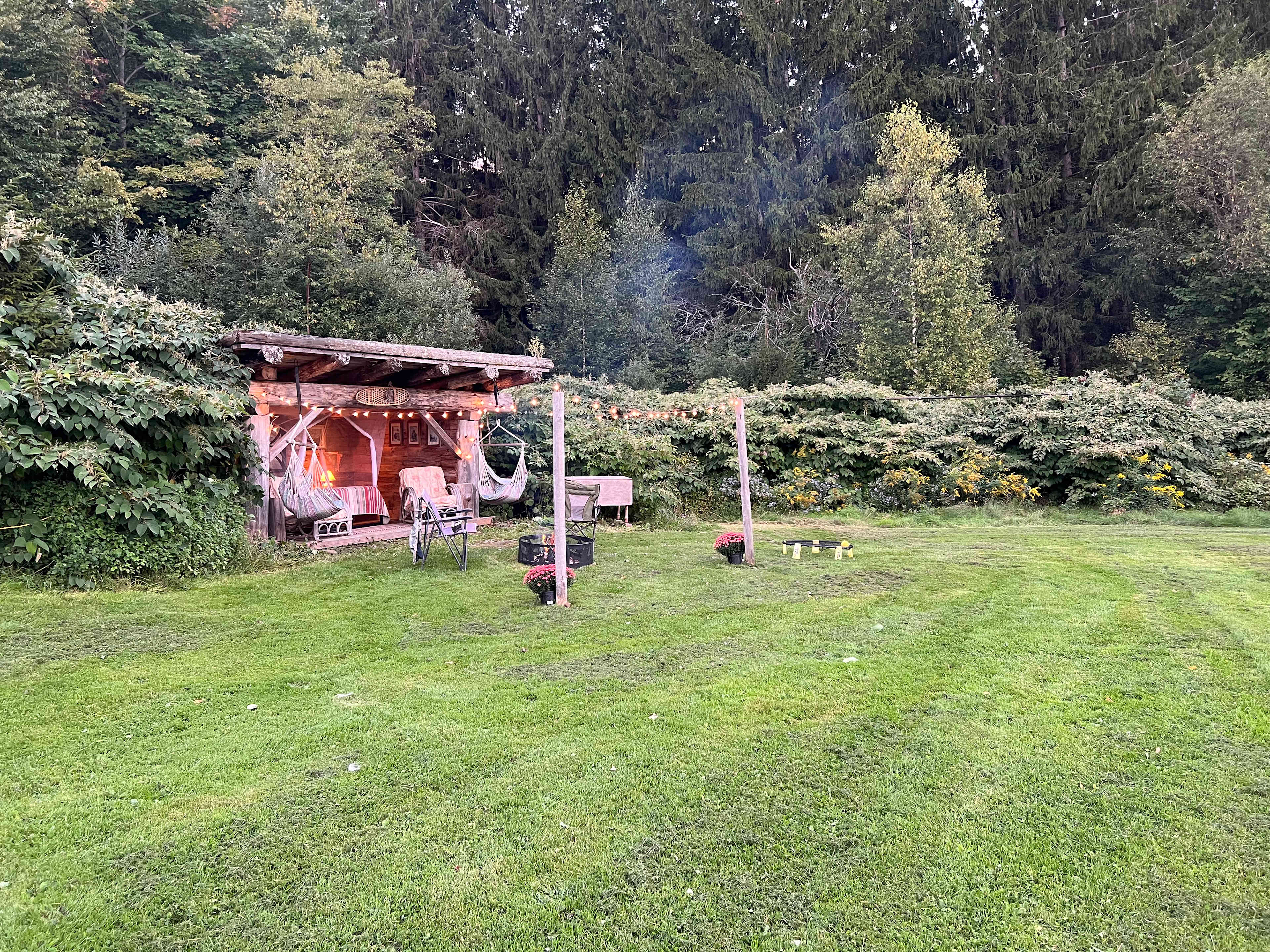 View of surrounding area and addtional tent sites