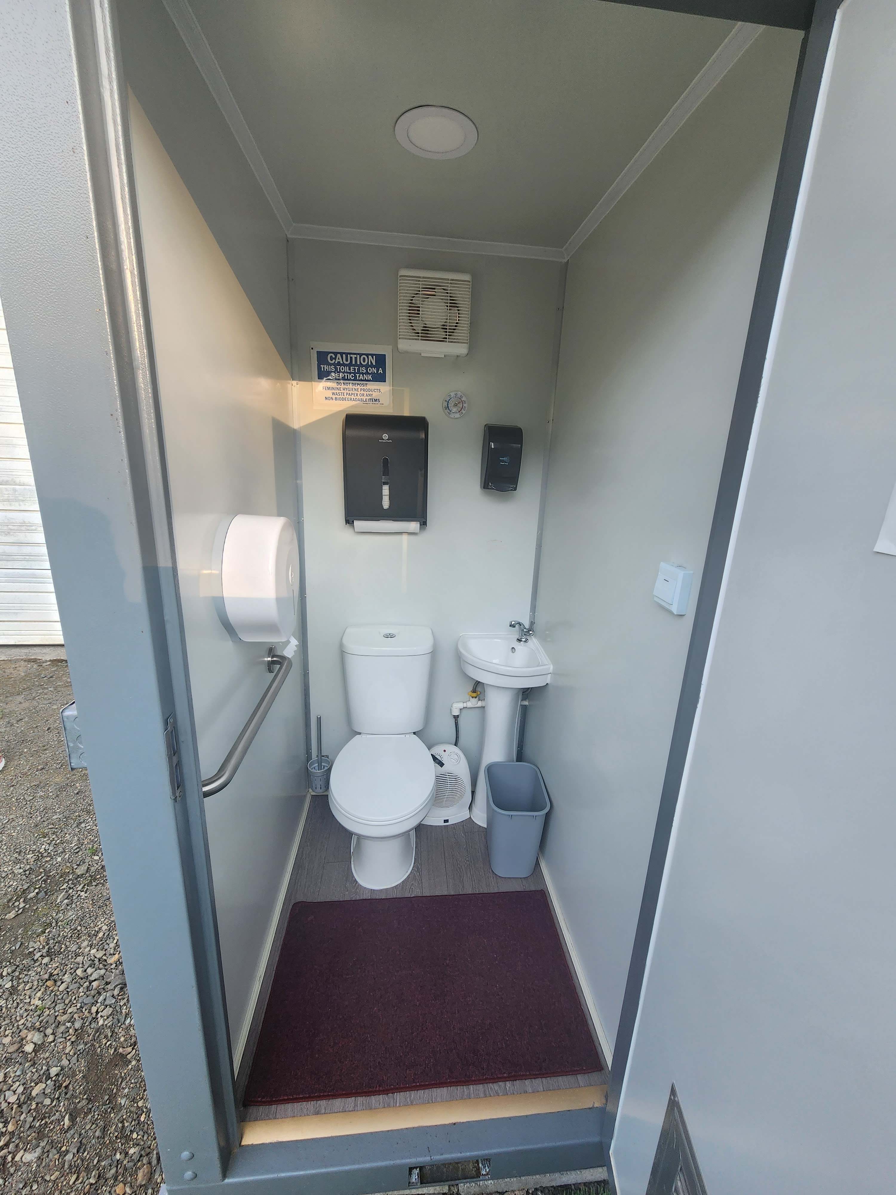 The bathroom, there was two of them.