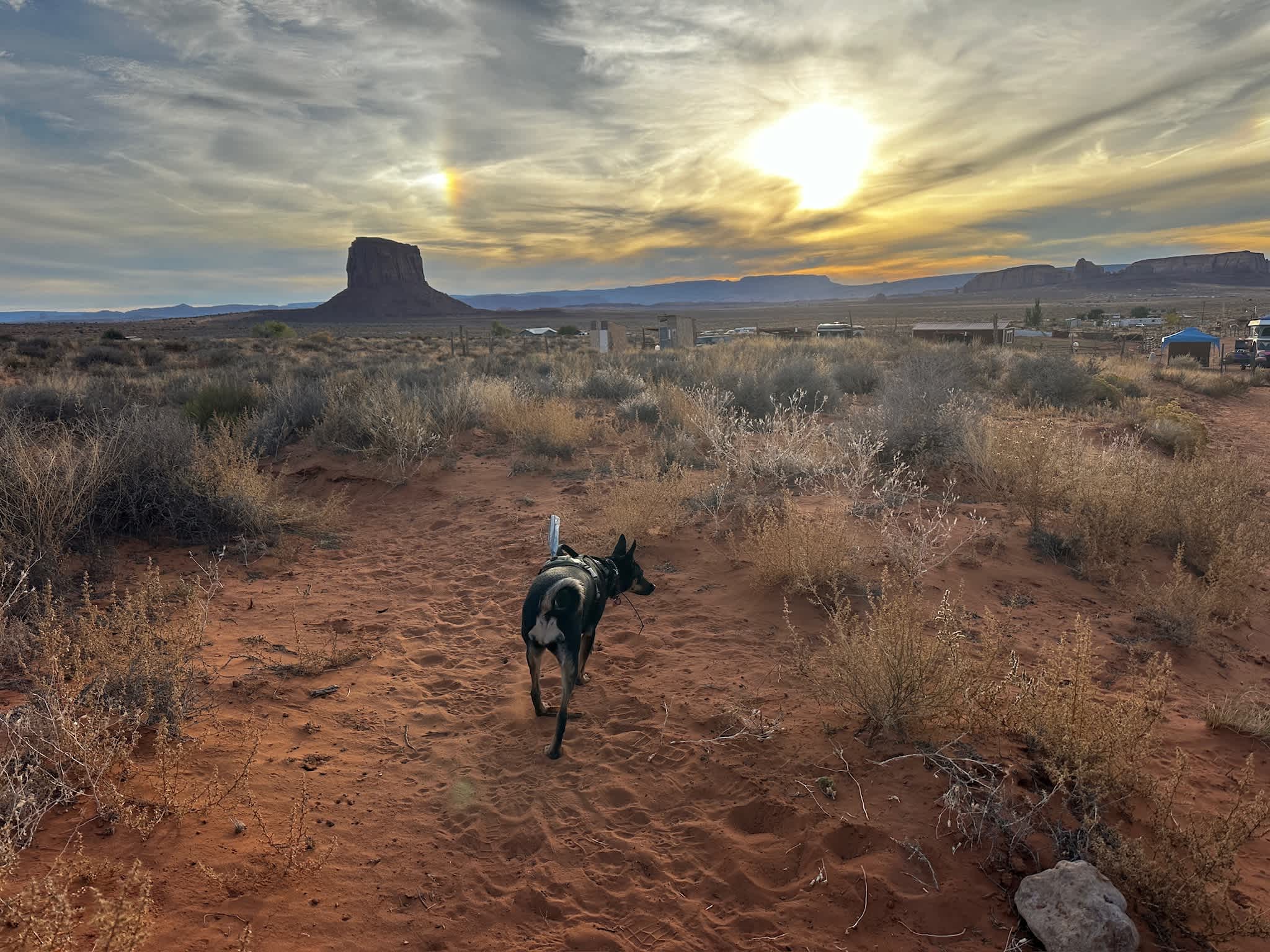 Sunrise camping