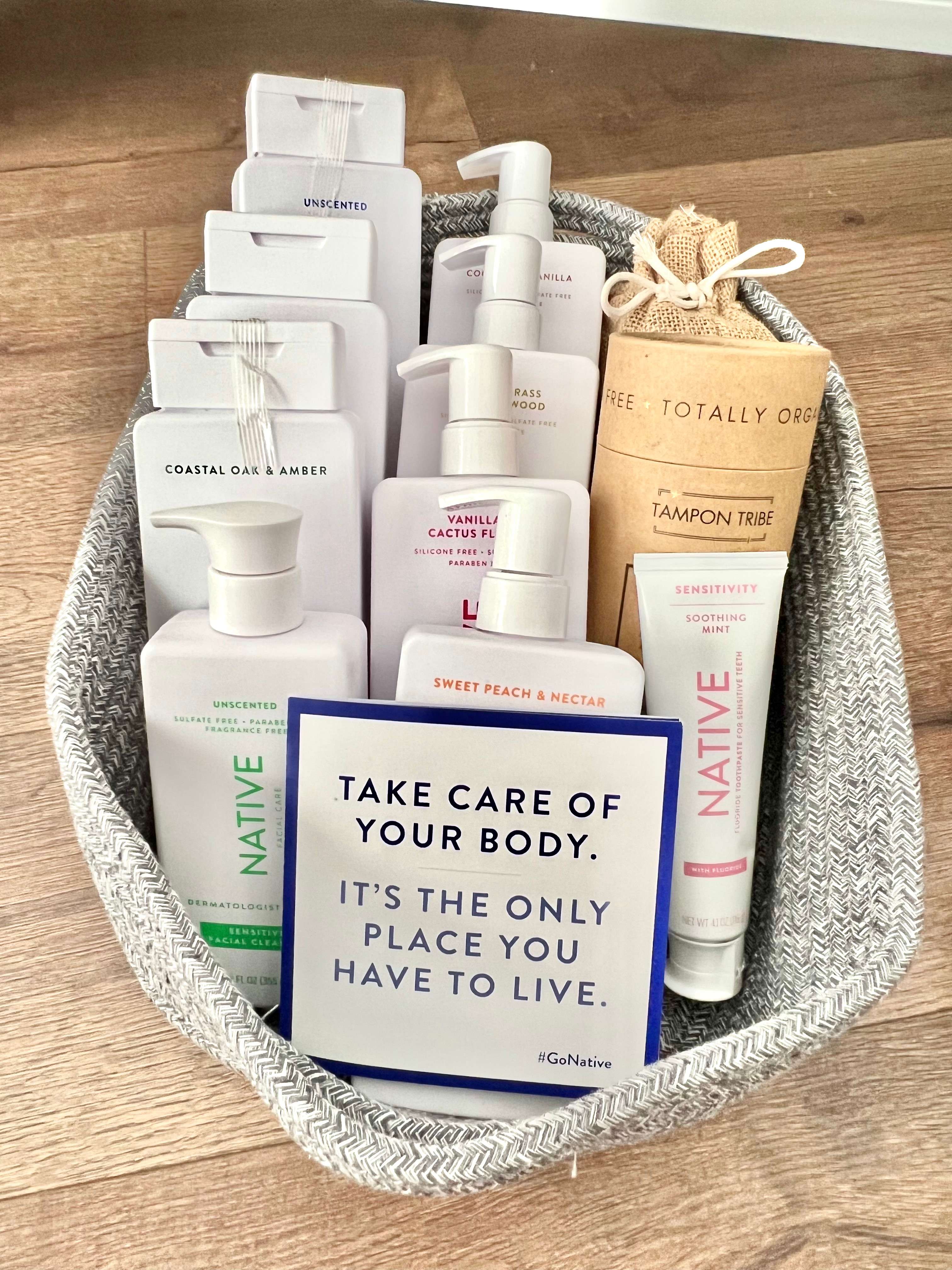Free biodegradable toiletry options