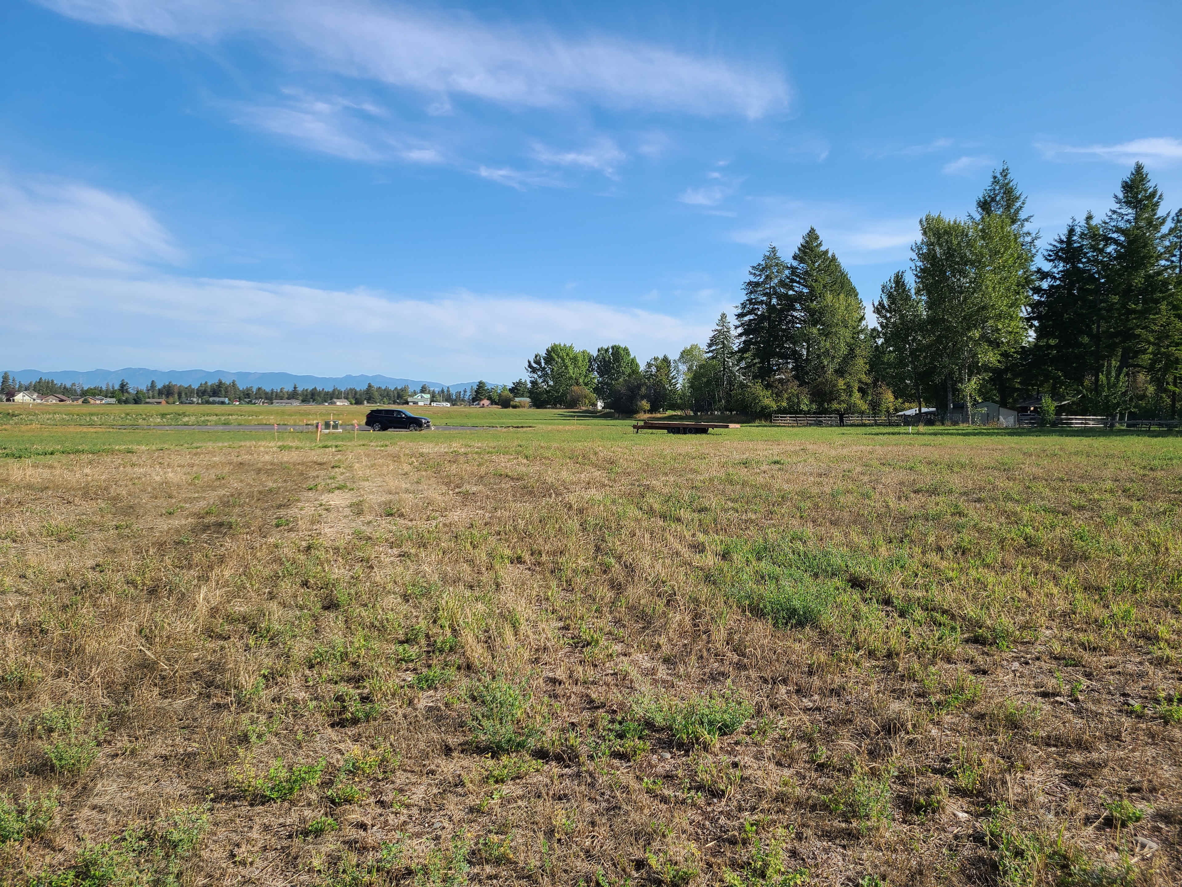 From the backside of the property