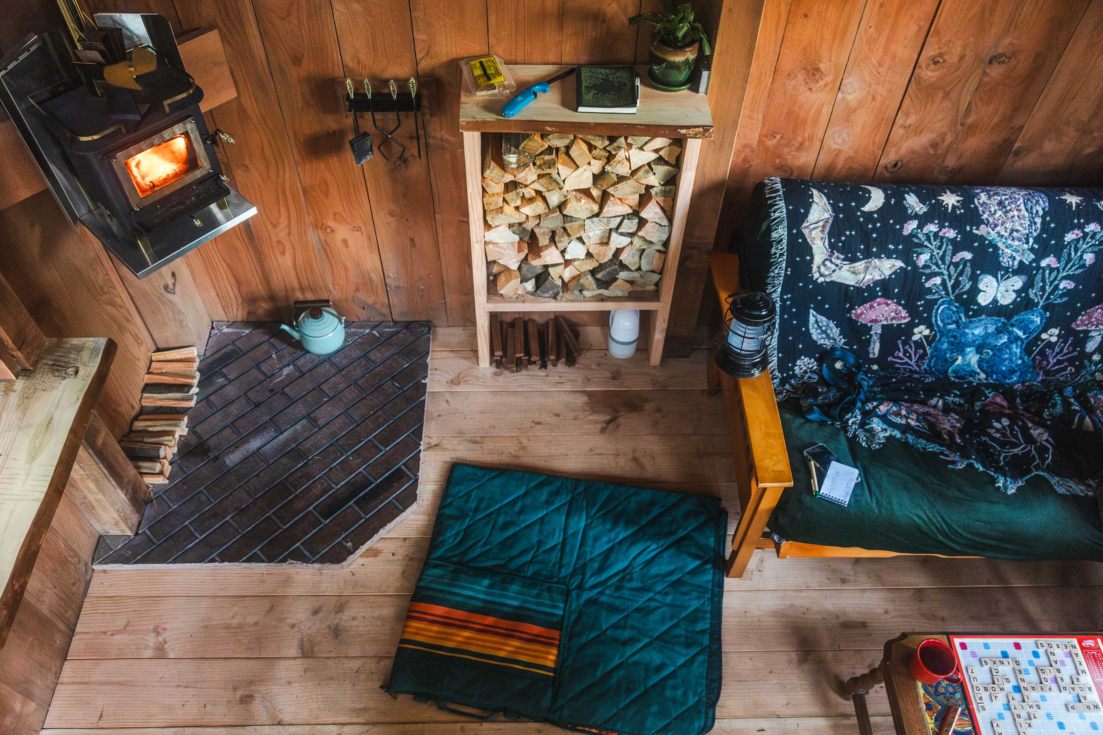 View from the loft ladder
