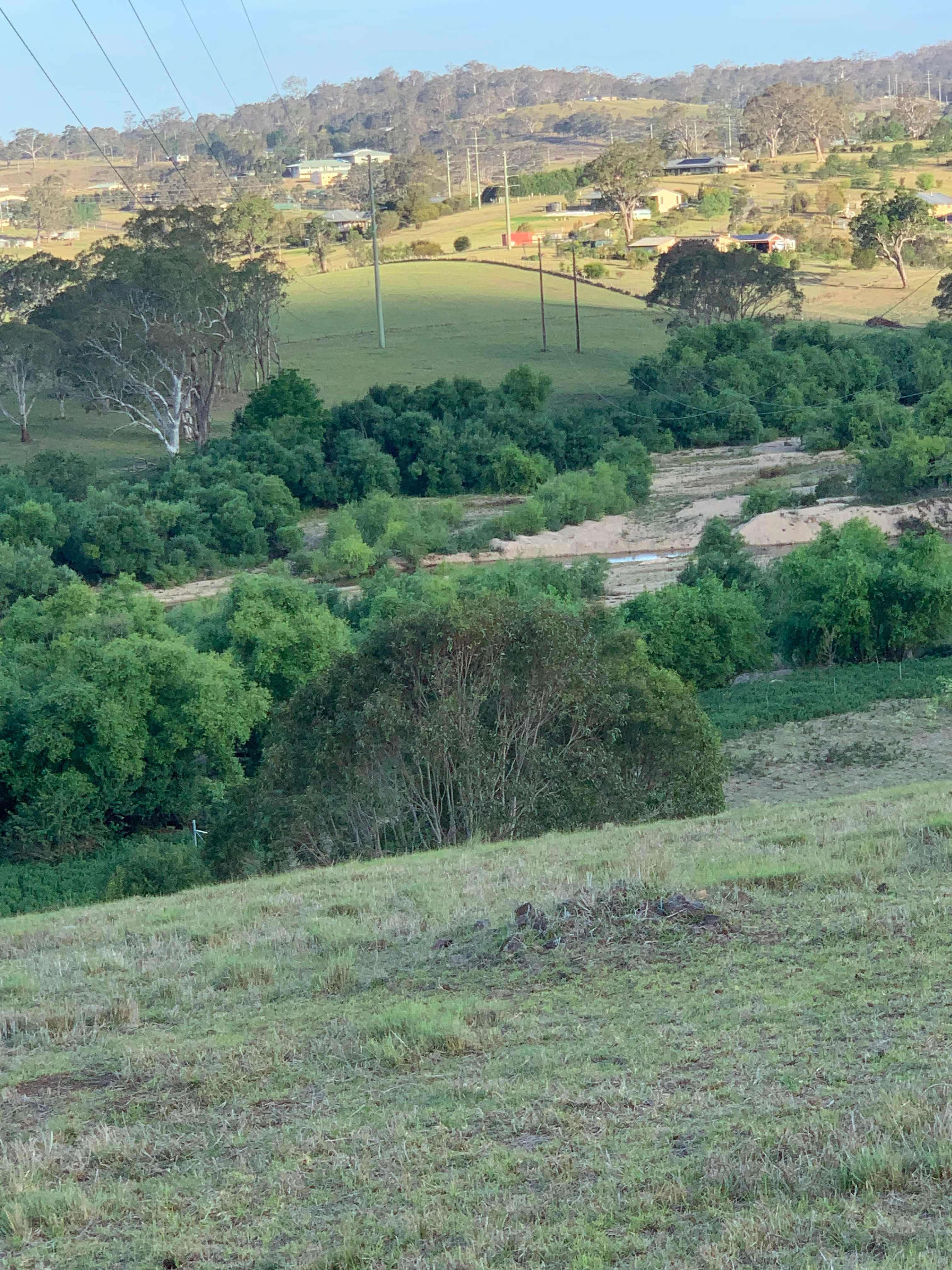 The Bega river at the bottom of our property