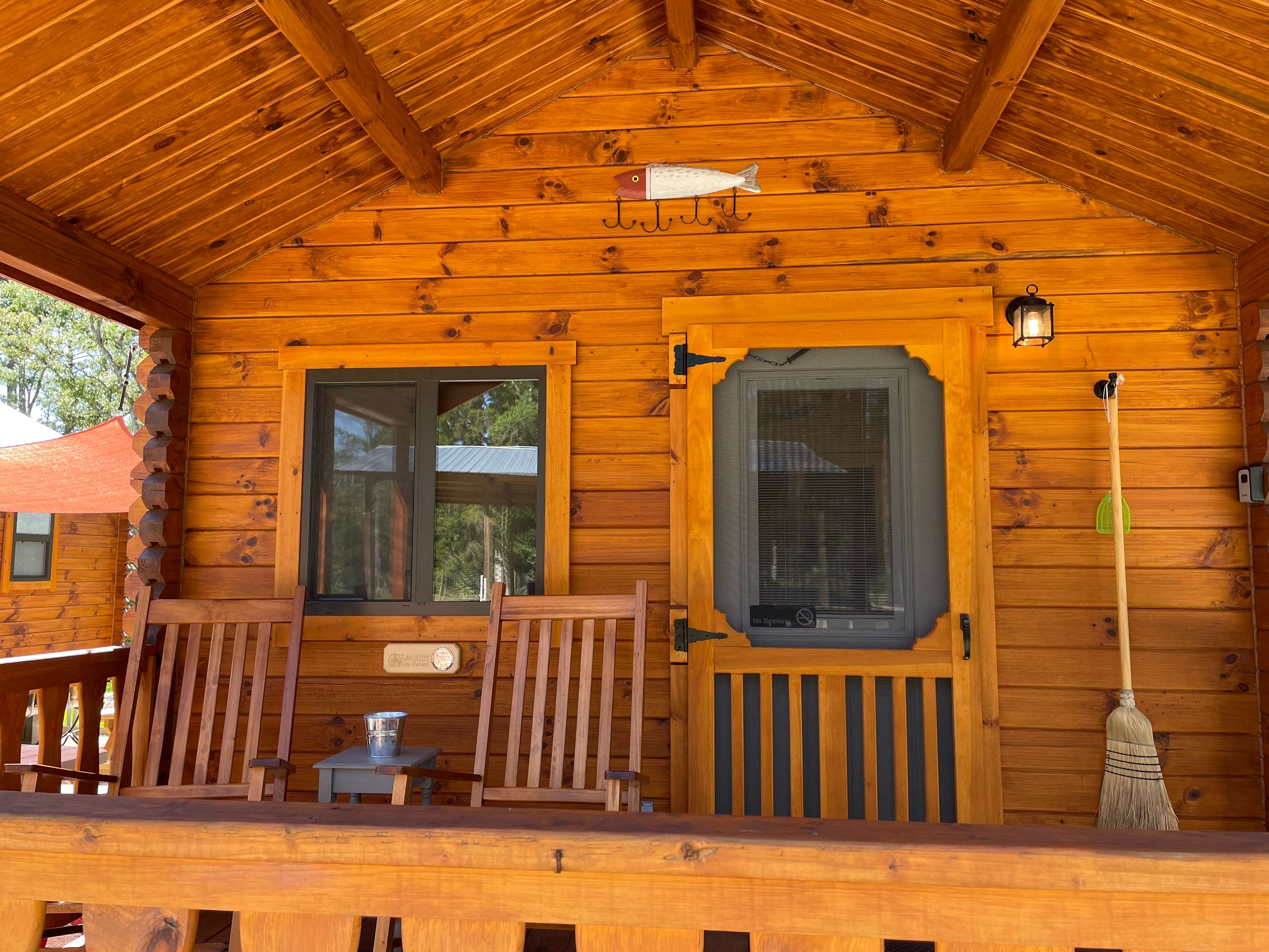 Welcome to Fisherman’s Cabin.   Relax on the front porch and enjoy your stay.  