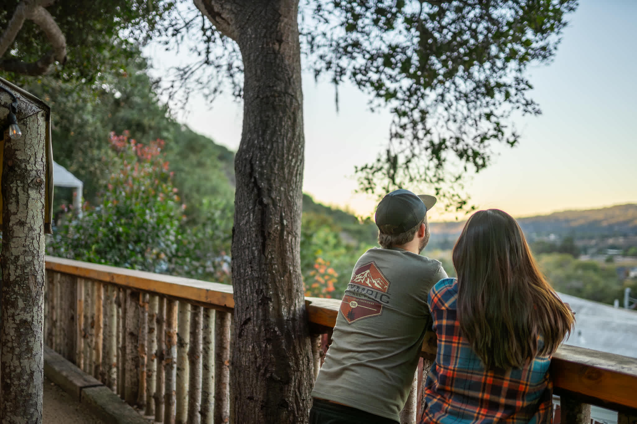 Enjoy the view of the valley from the tent's front yard!