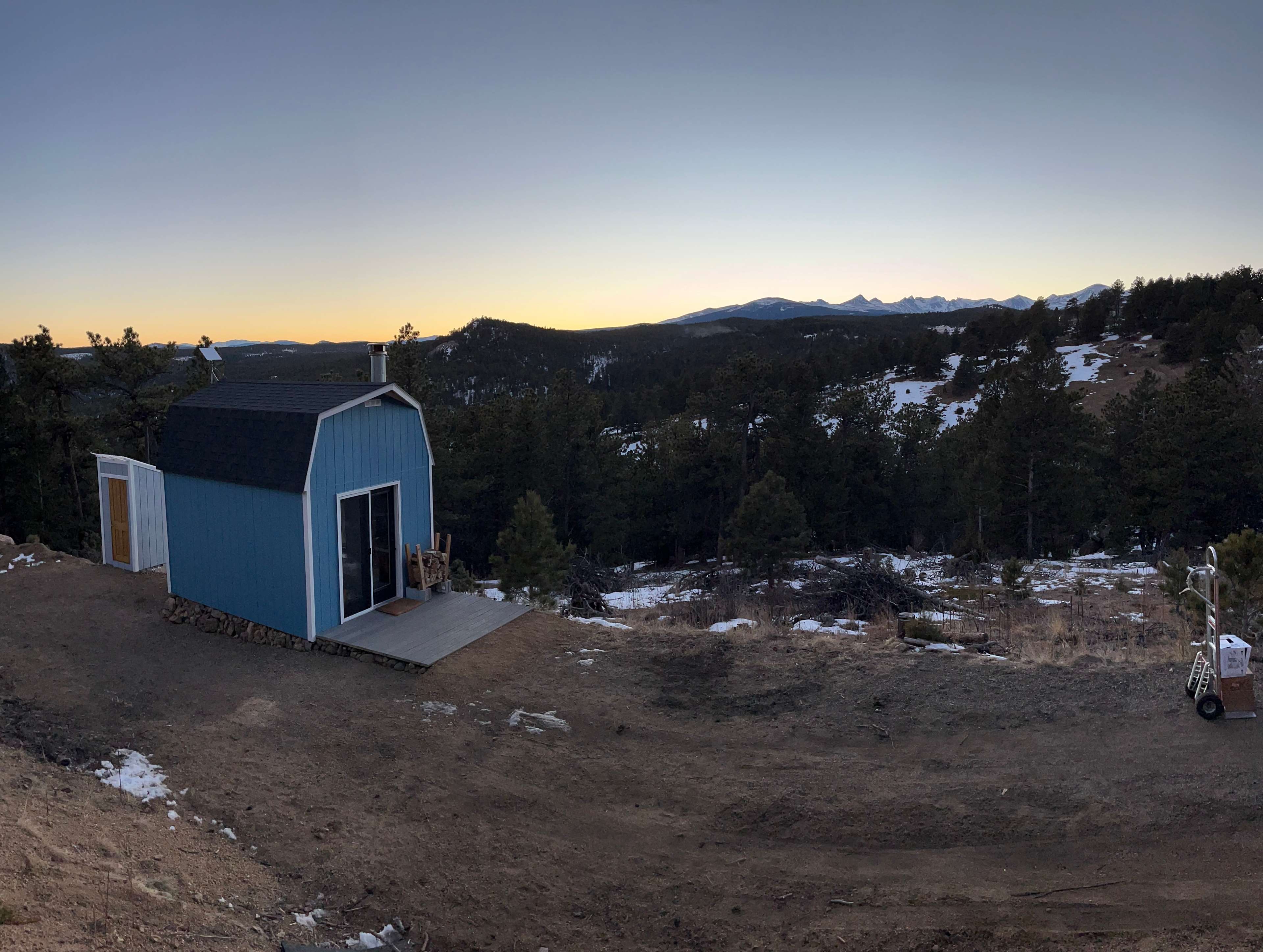 Views of surrounding mountains