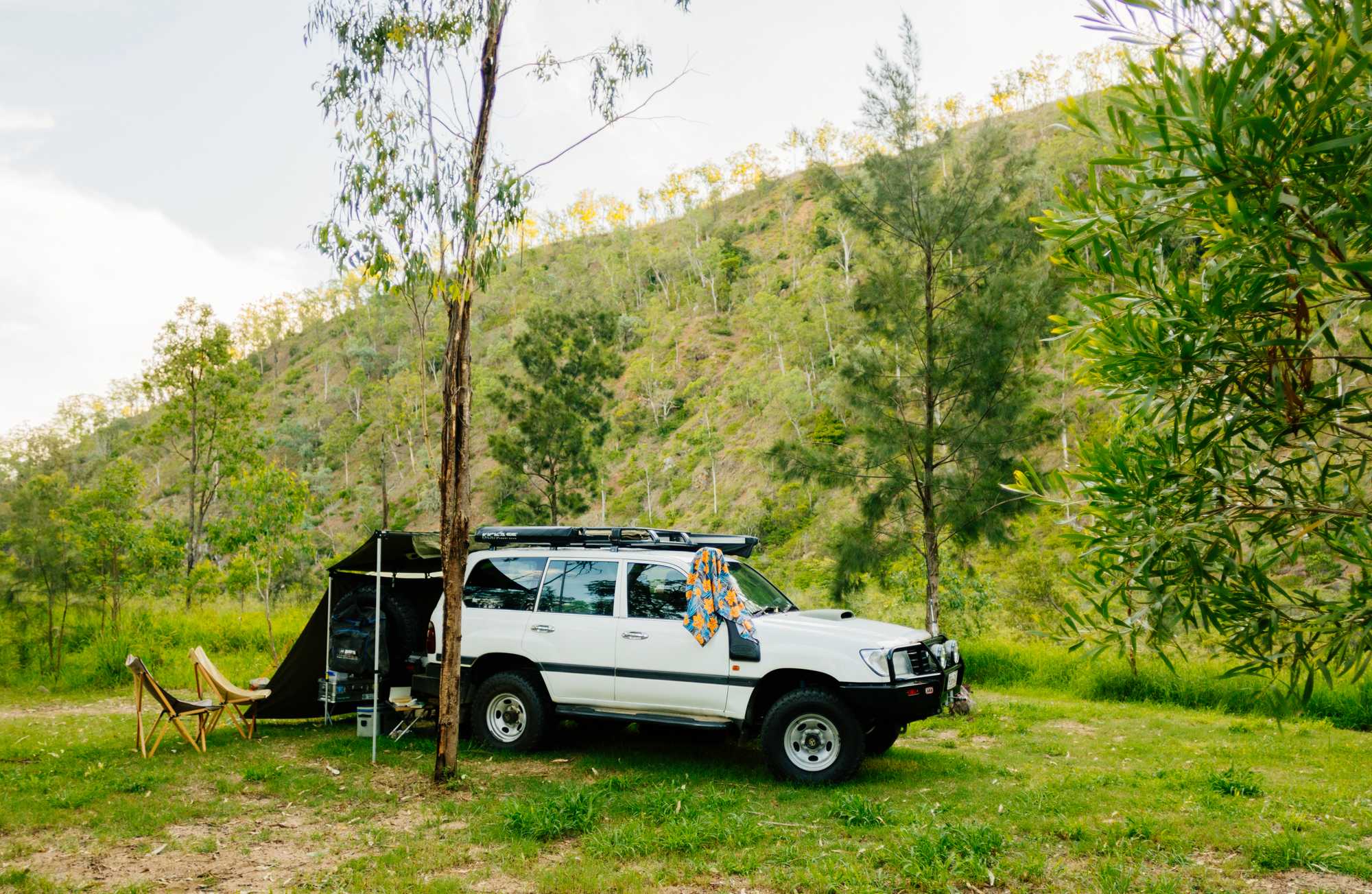 Camping on the cascades site