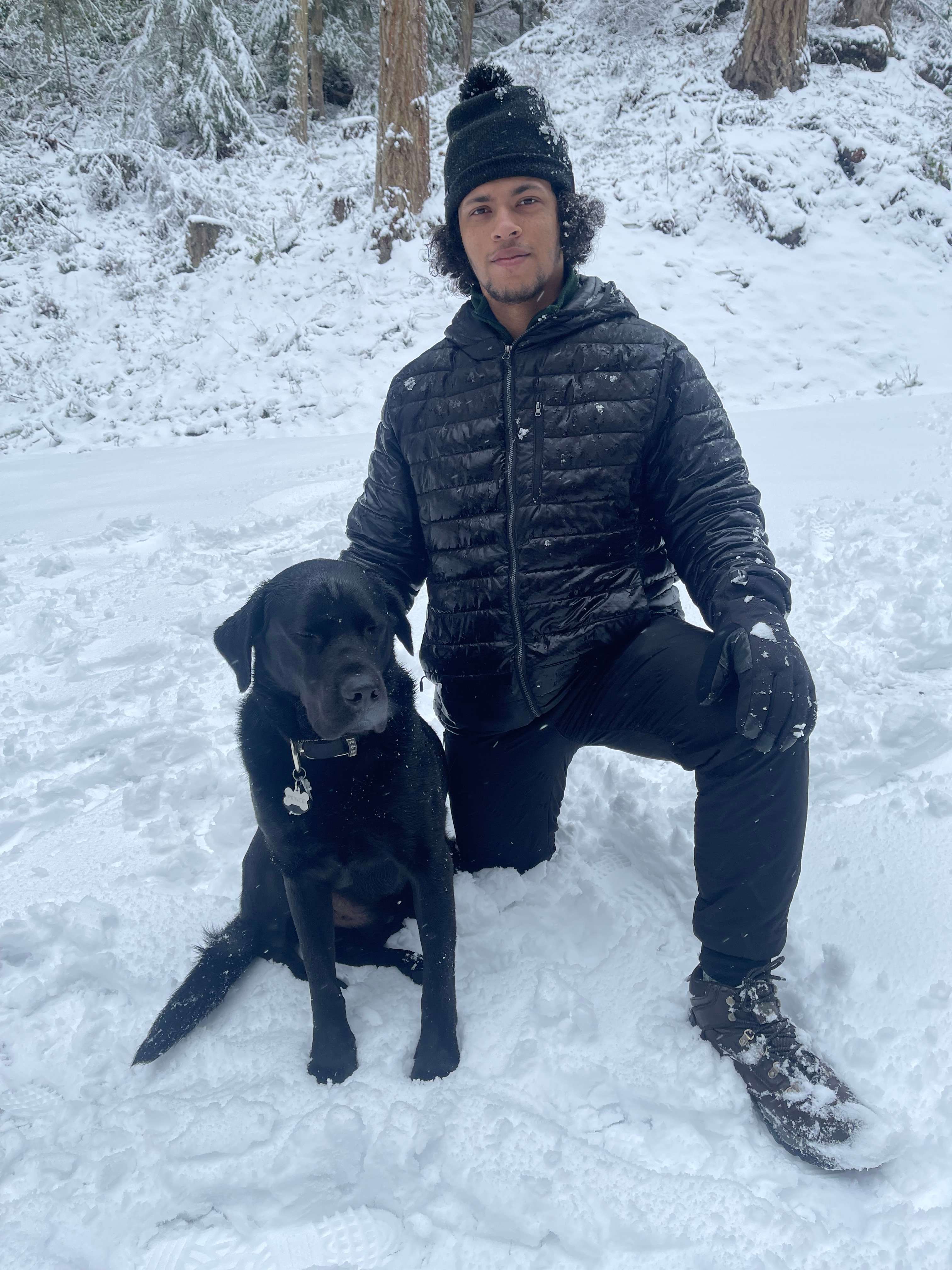 There is nothing like a gorgeous Winter romp in the snow, with a buddy.