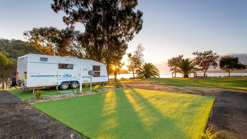 Powered Beachfront Site