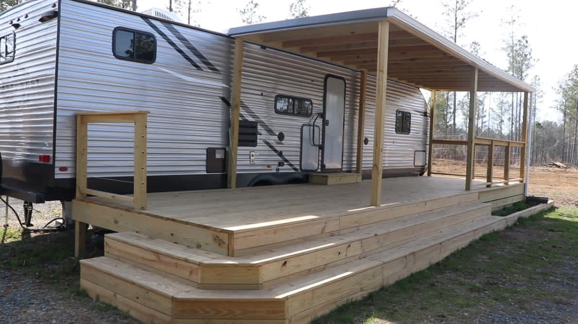 The RV at Chestuee Creek