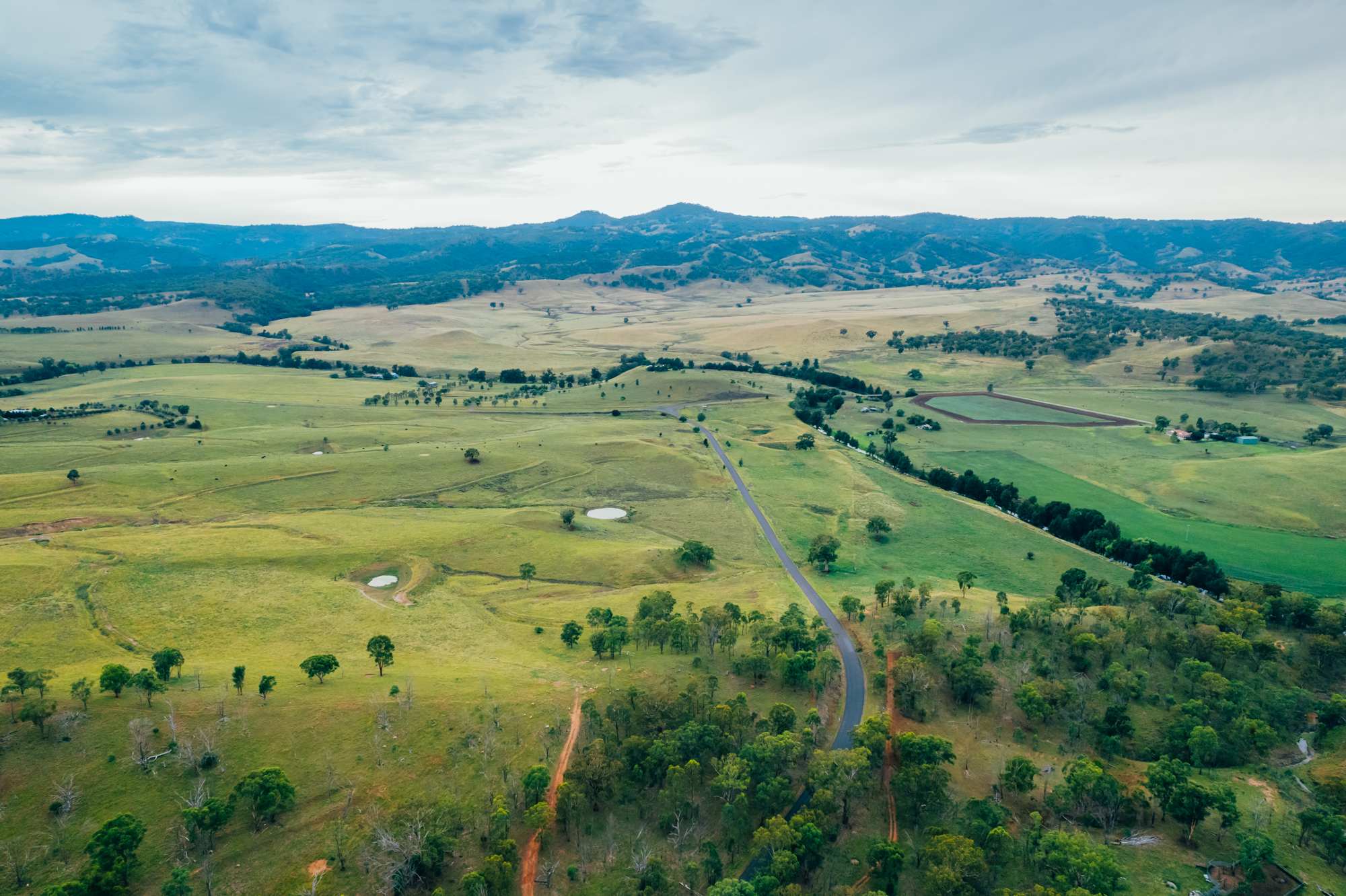 Aerial view of the surrounds