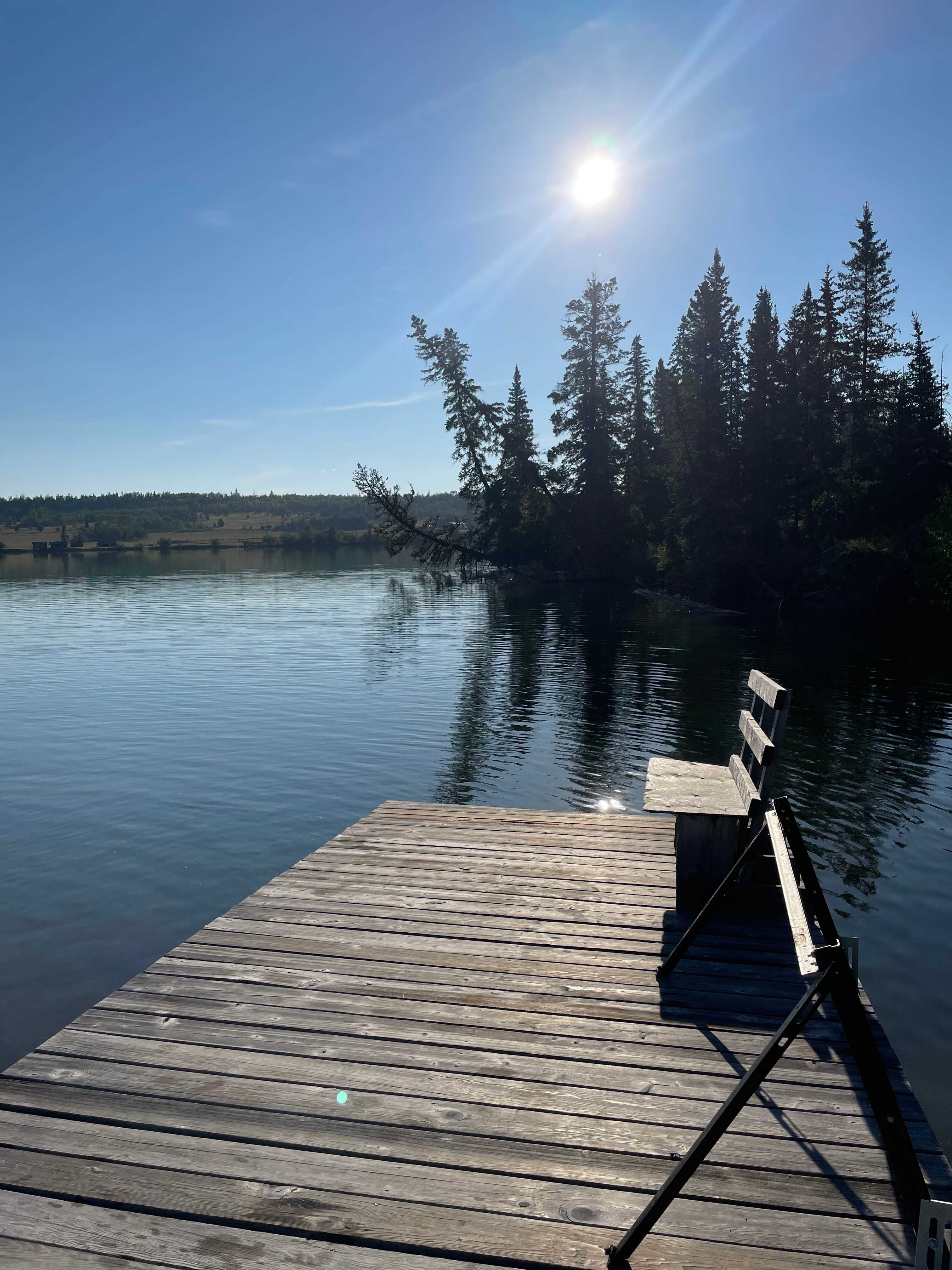 The Sunset Ridge on Big Bar Lake