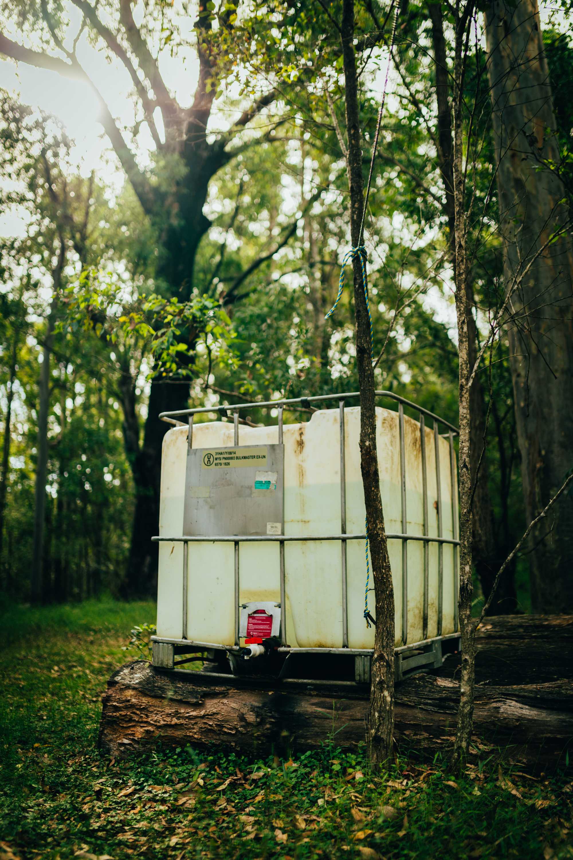 Water tank. Handy water source