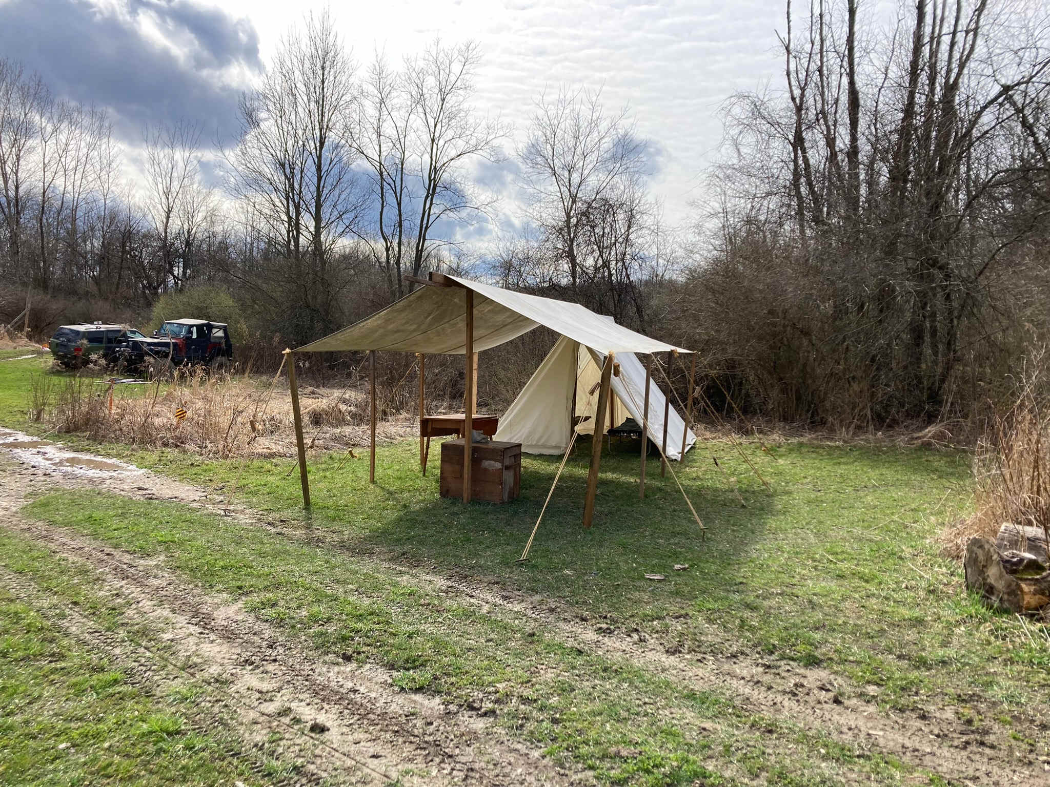 Old-Time Country Campsite