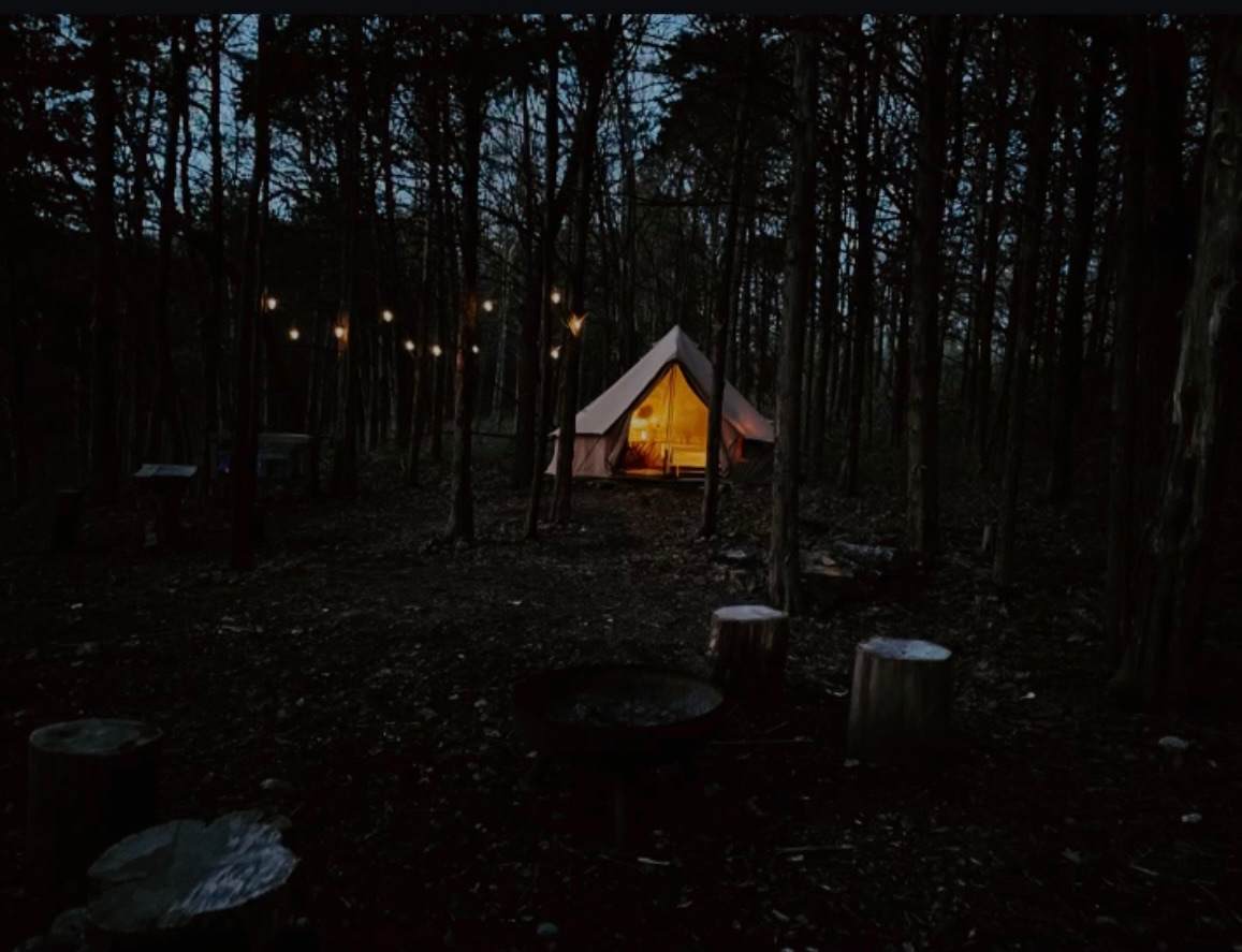 Solar lights help keep camp comfortable without disturbing your dark night sky, ensuring the brightest stars and moon views