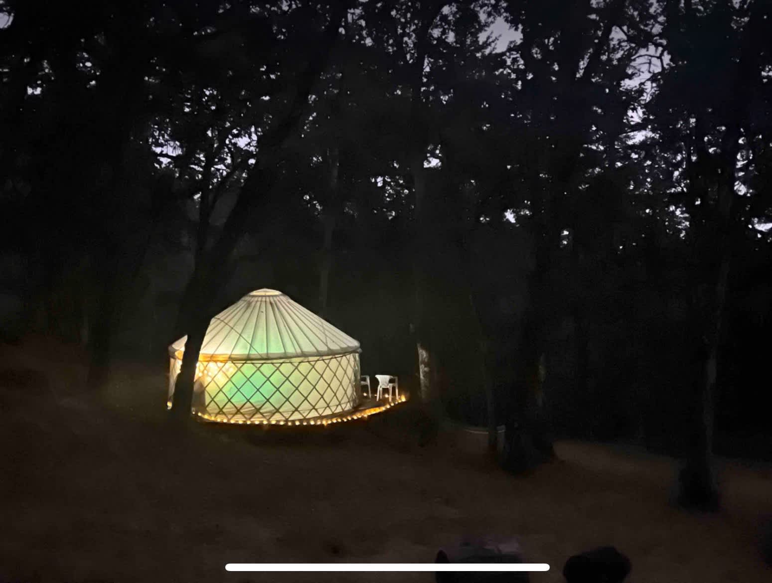 Yurt camp near White Salmon
