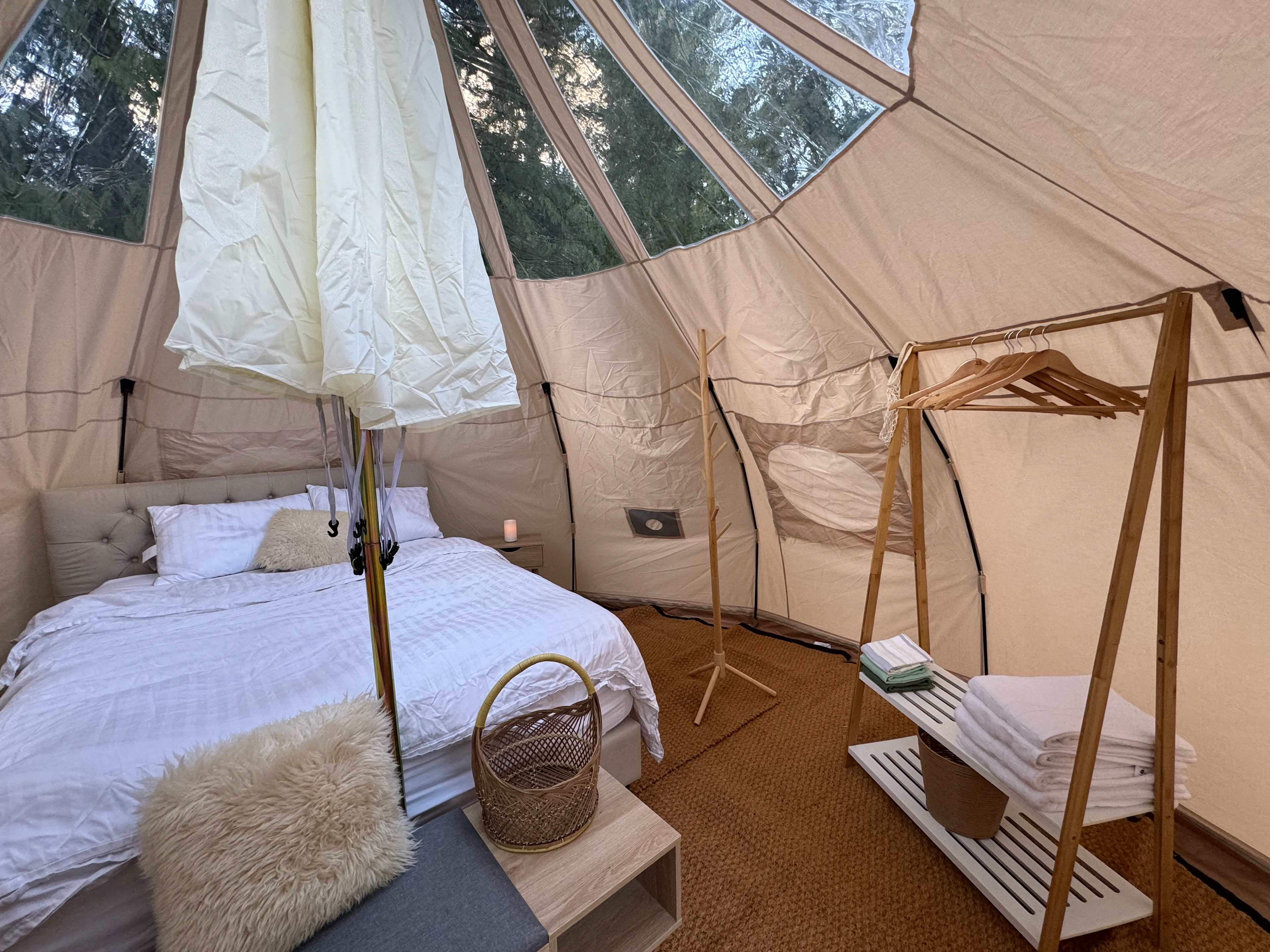 Camping On The Rivers Edge