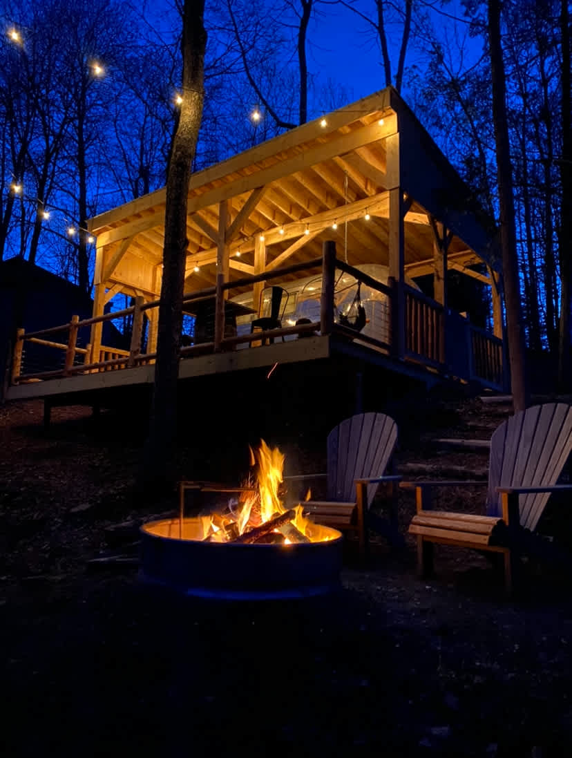Vintage Airstream ~ Magical Setting
