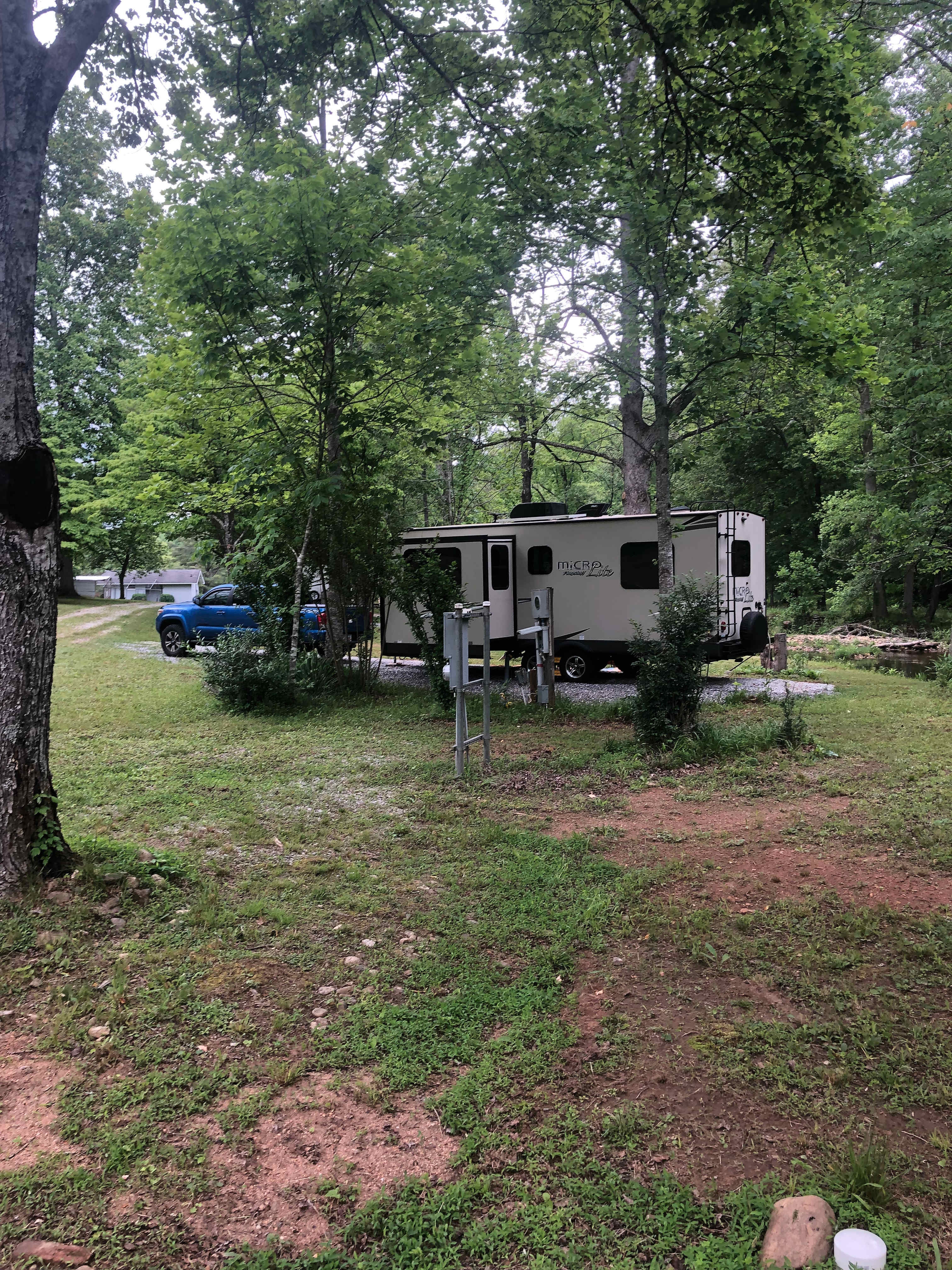 View from the left of campsite #1. 
