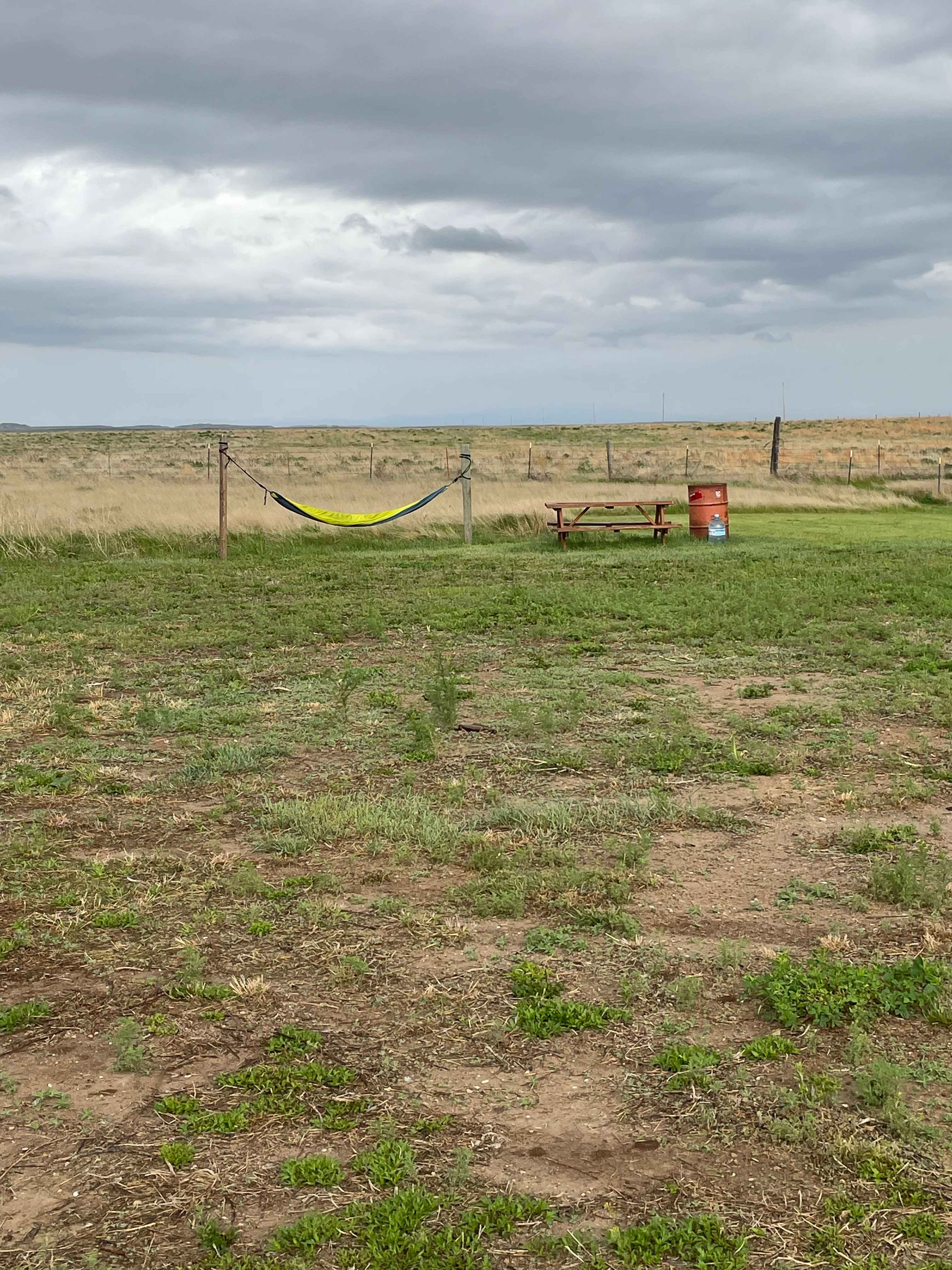 Spacious, at your ARTAX campsite. You are facing west from this vantage point.