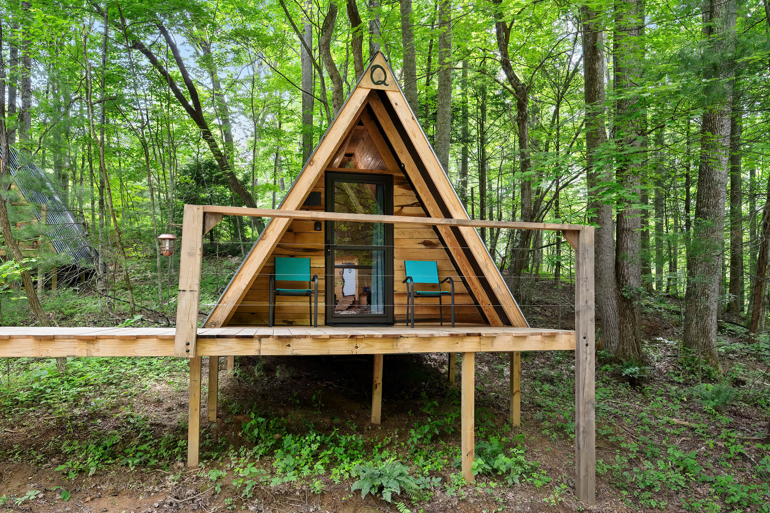 Off-Grid A-Frame Cabin