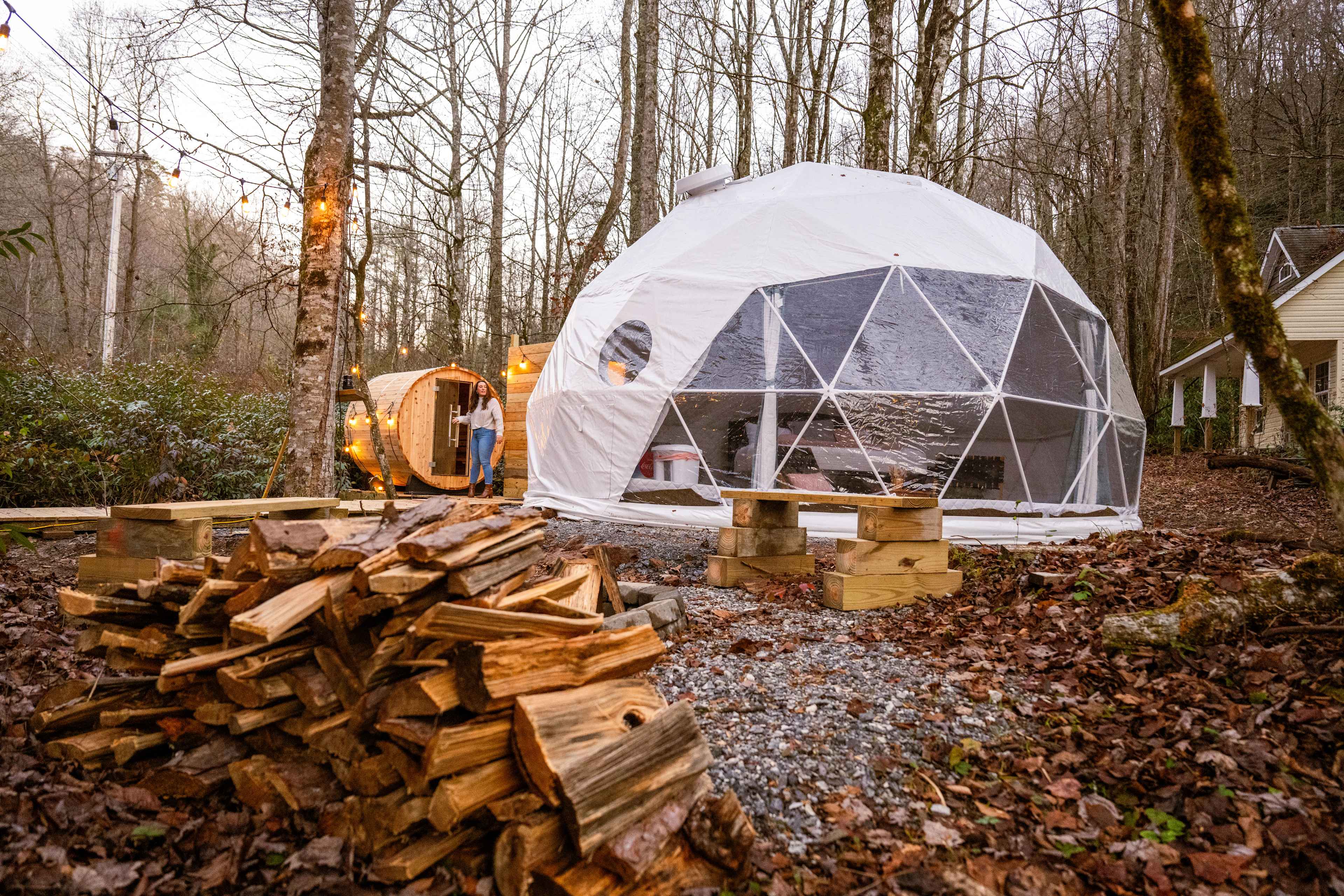 Creekside Domes Hot Tub Or Sauna