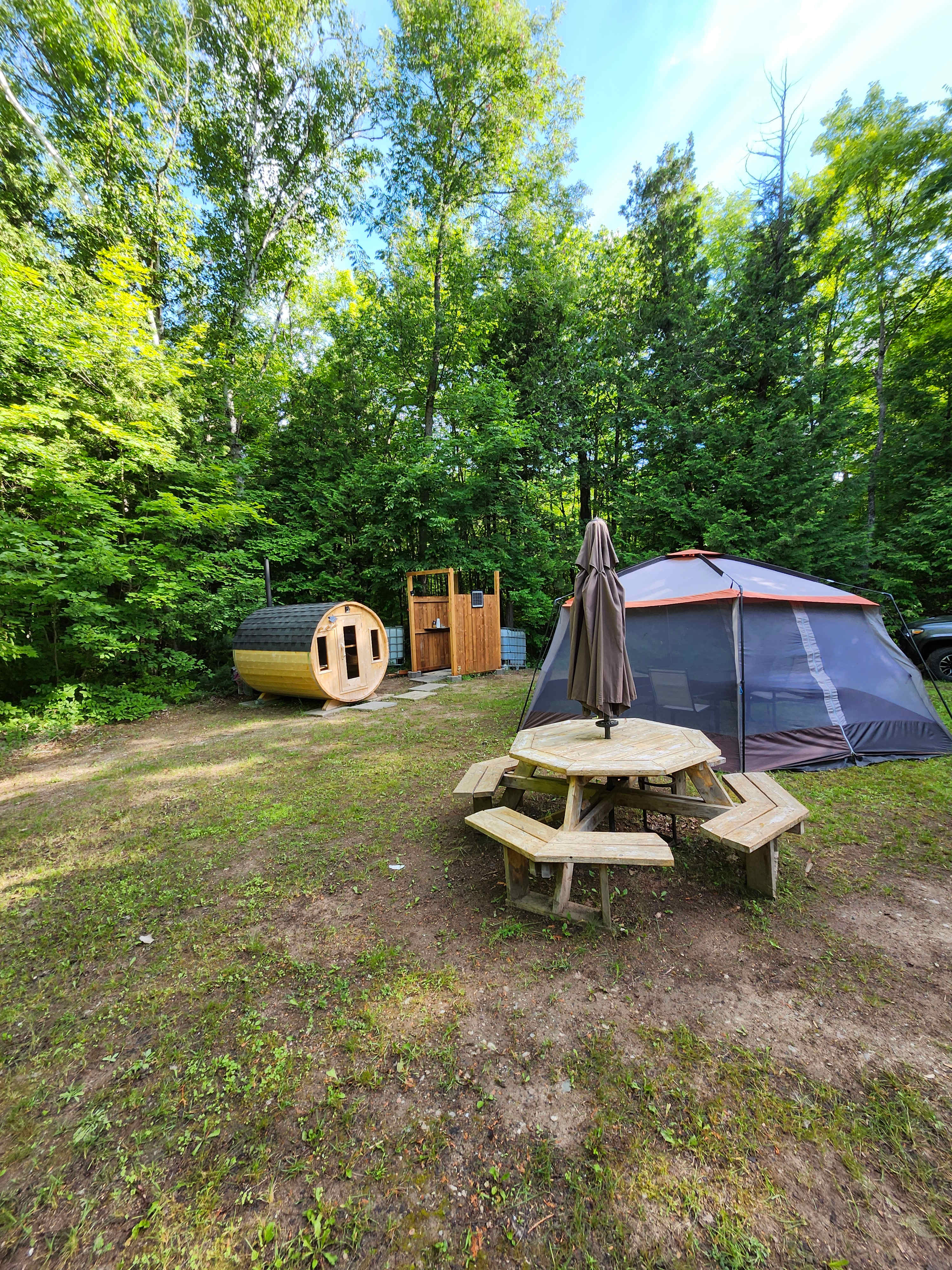 Secluded camping & Sauna