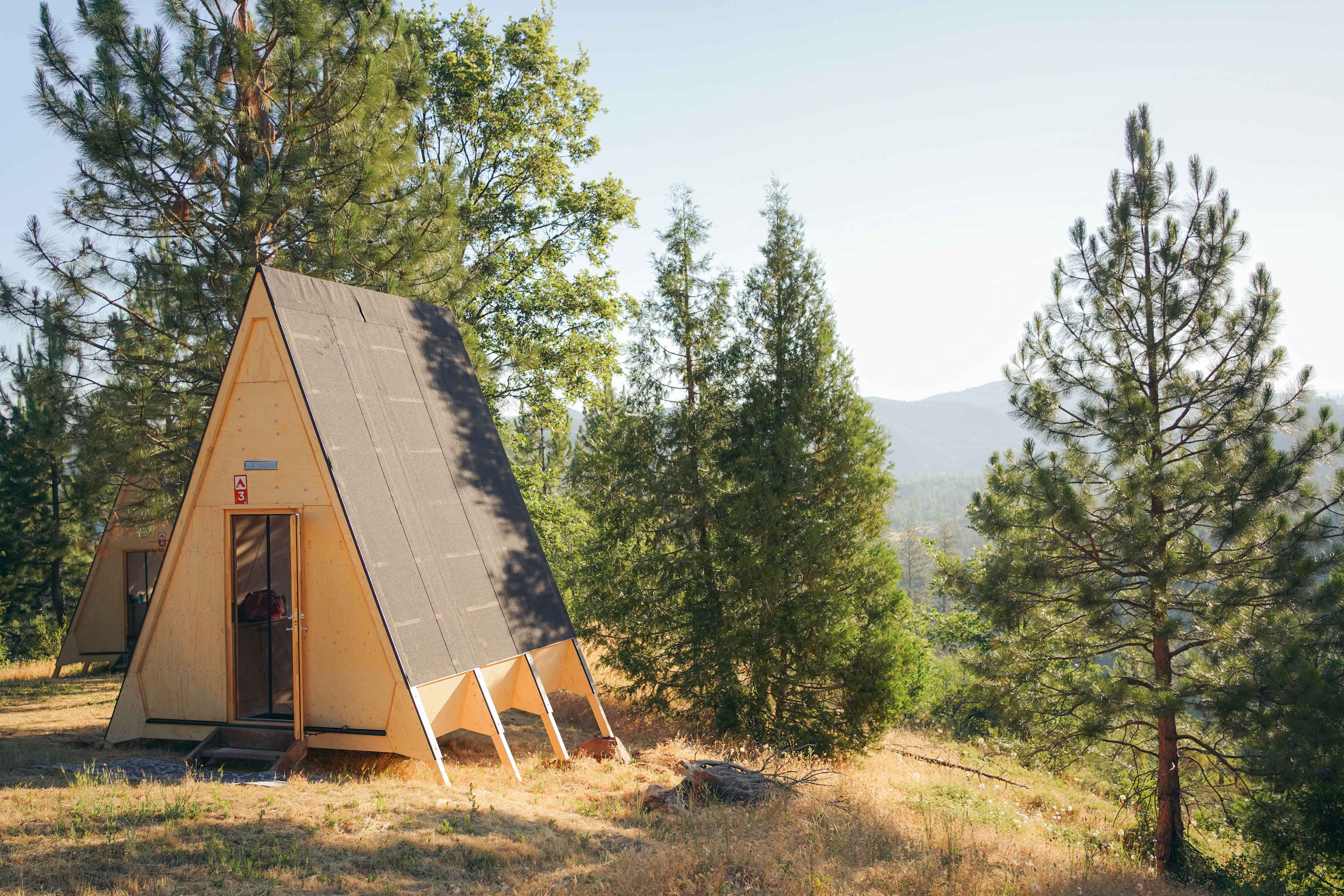 Cabin 3 (Cabin 2 behind) 