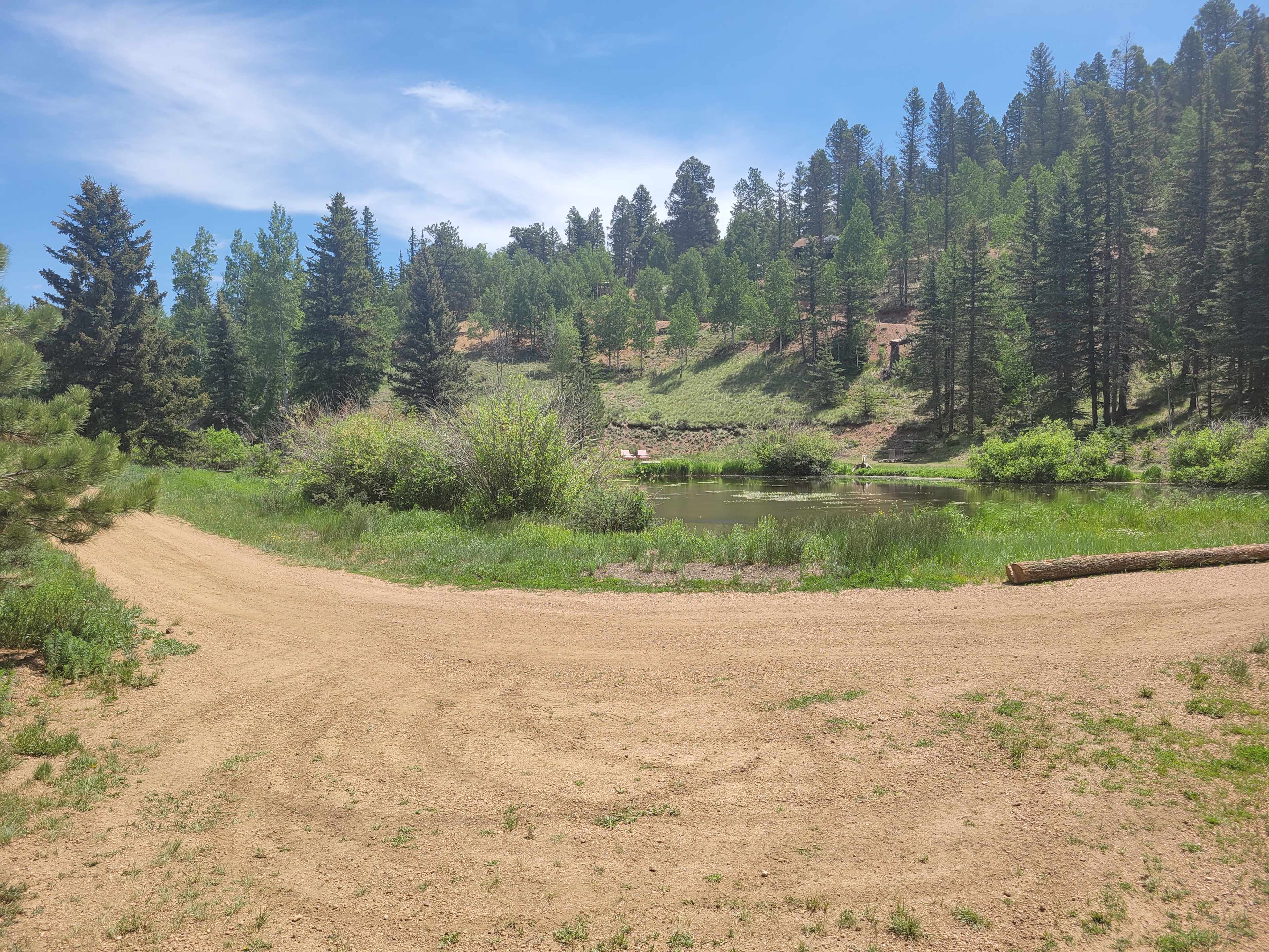 View of the lake from RV site