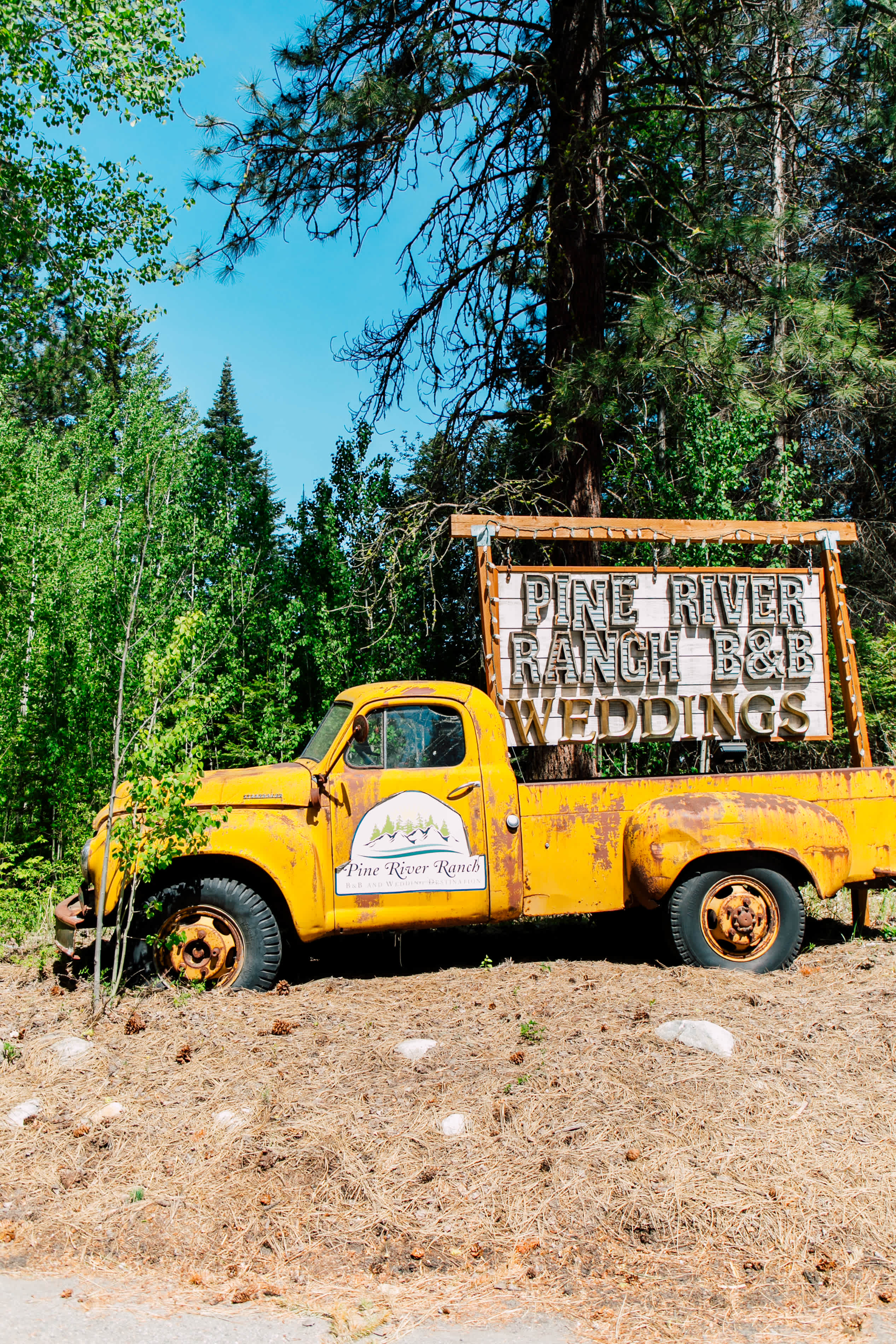 Main entrance to Pine River Ranch.  Not the entrance that would be used for overnight RV stays.