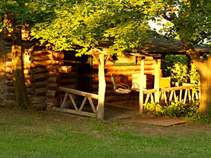 Rustic Log Cabins Overlooking Senec