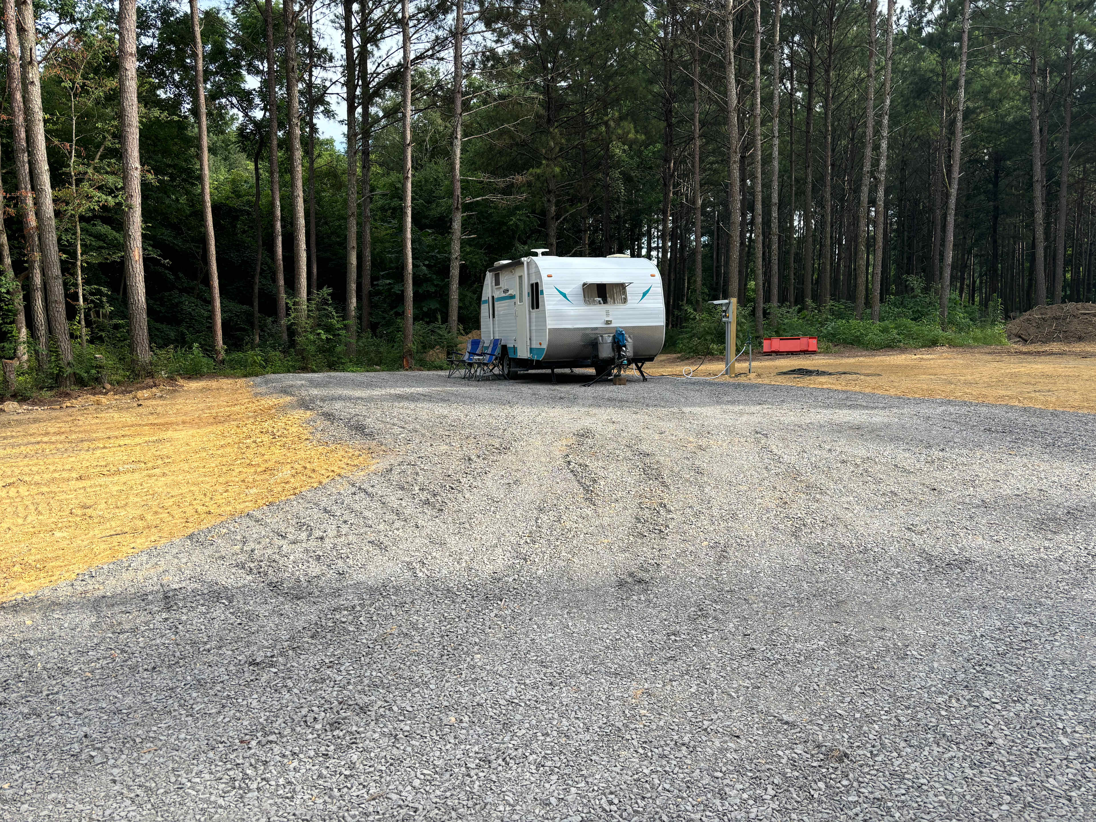 Camping in the woods in Ocoee