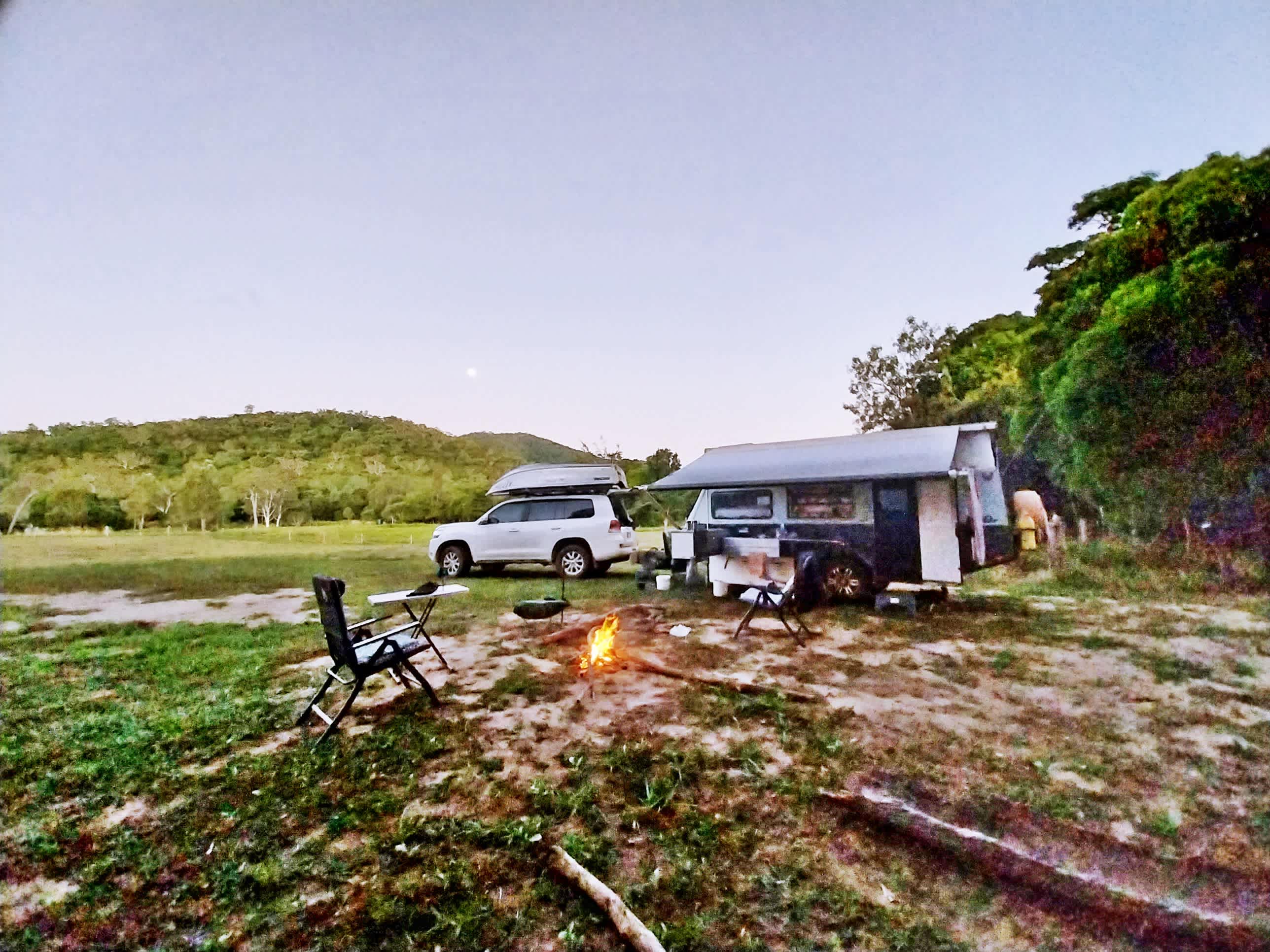 Indulge in your own campfire under the full moon.