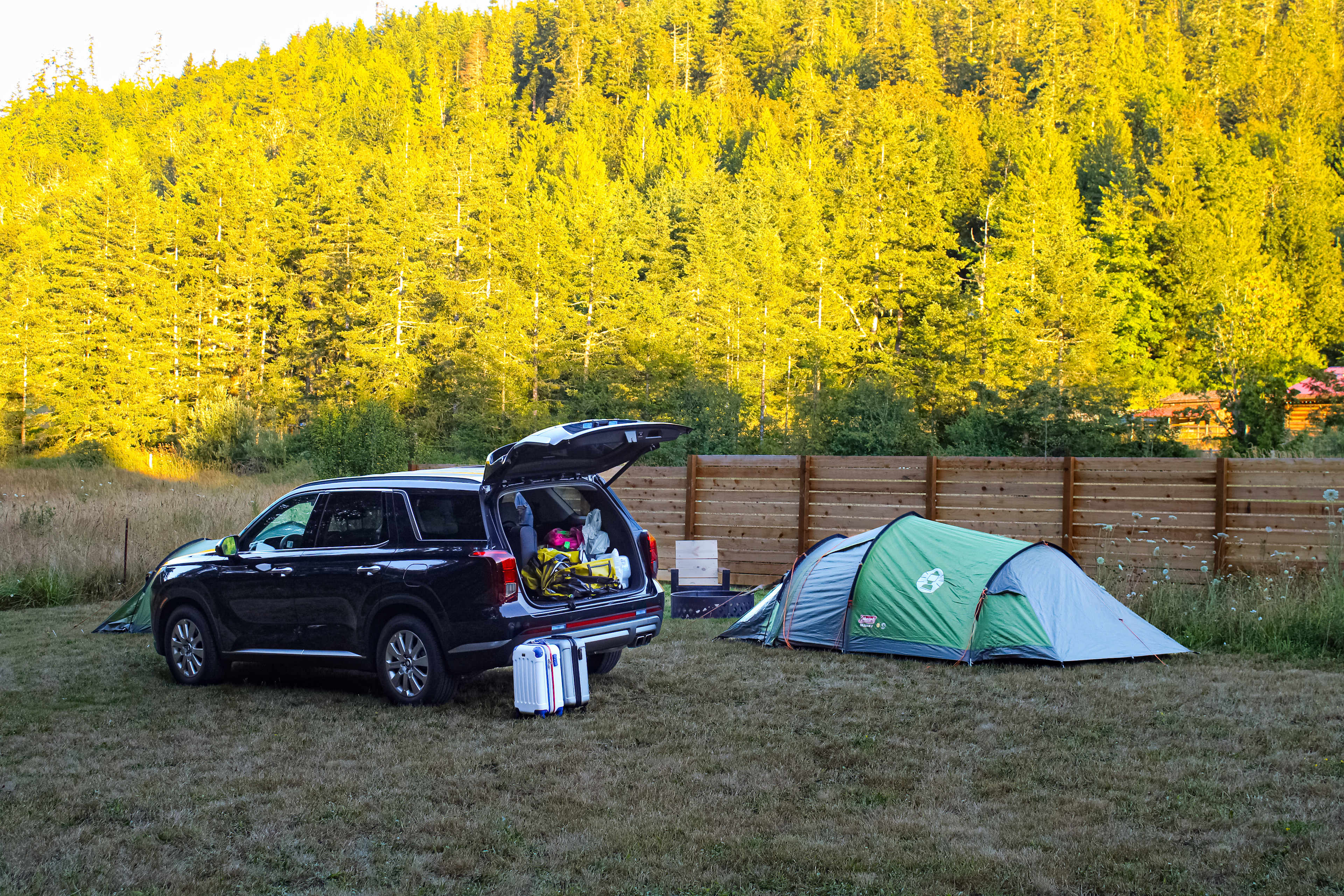 room to drive up to your spot!