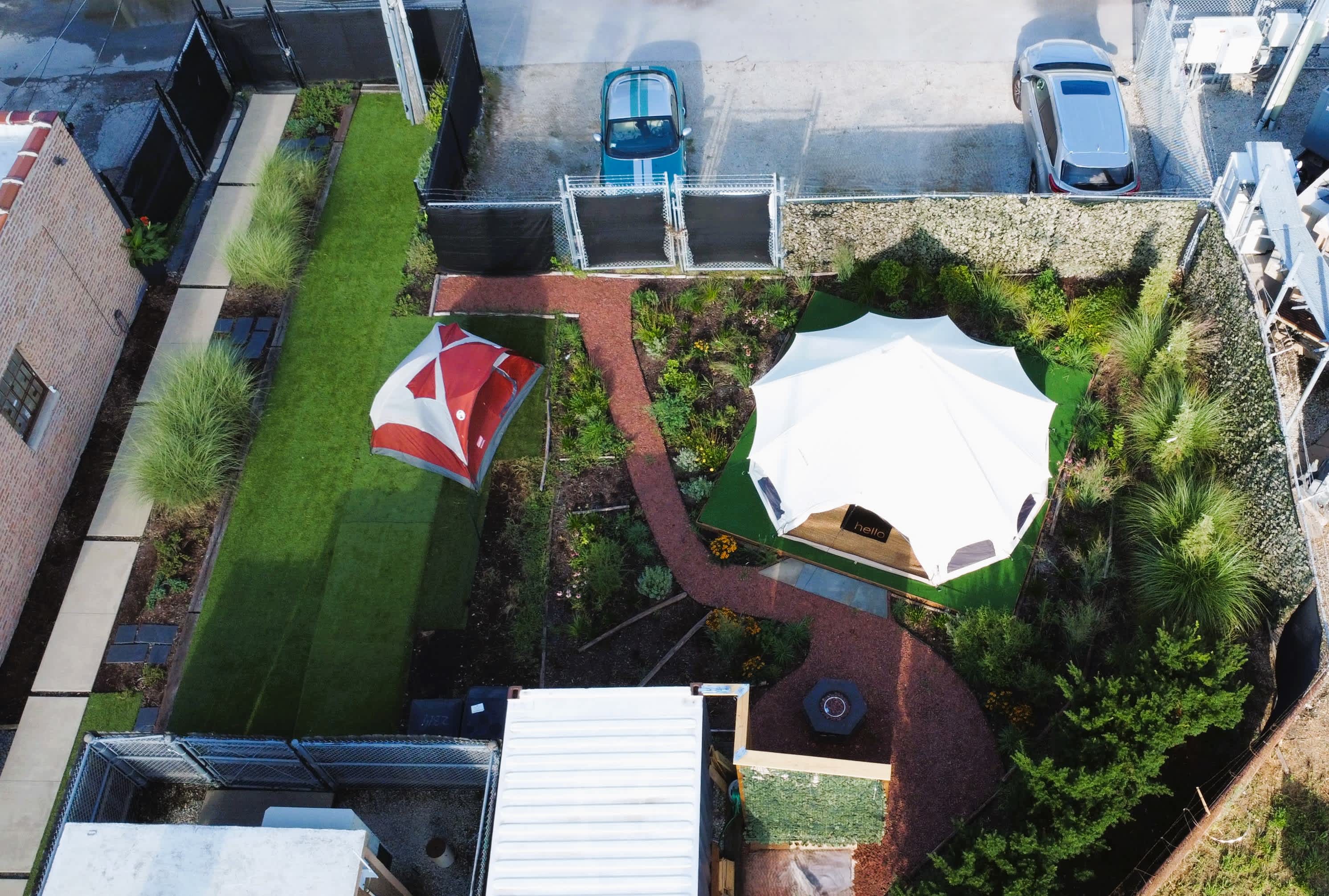 Glamp Chicago Yurt Urban Campsite