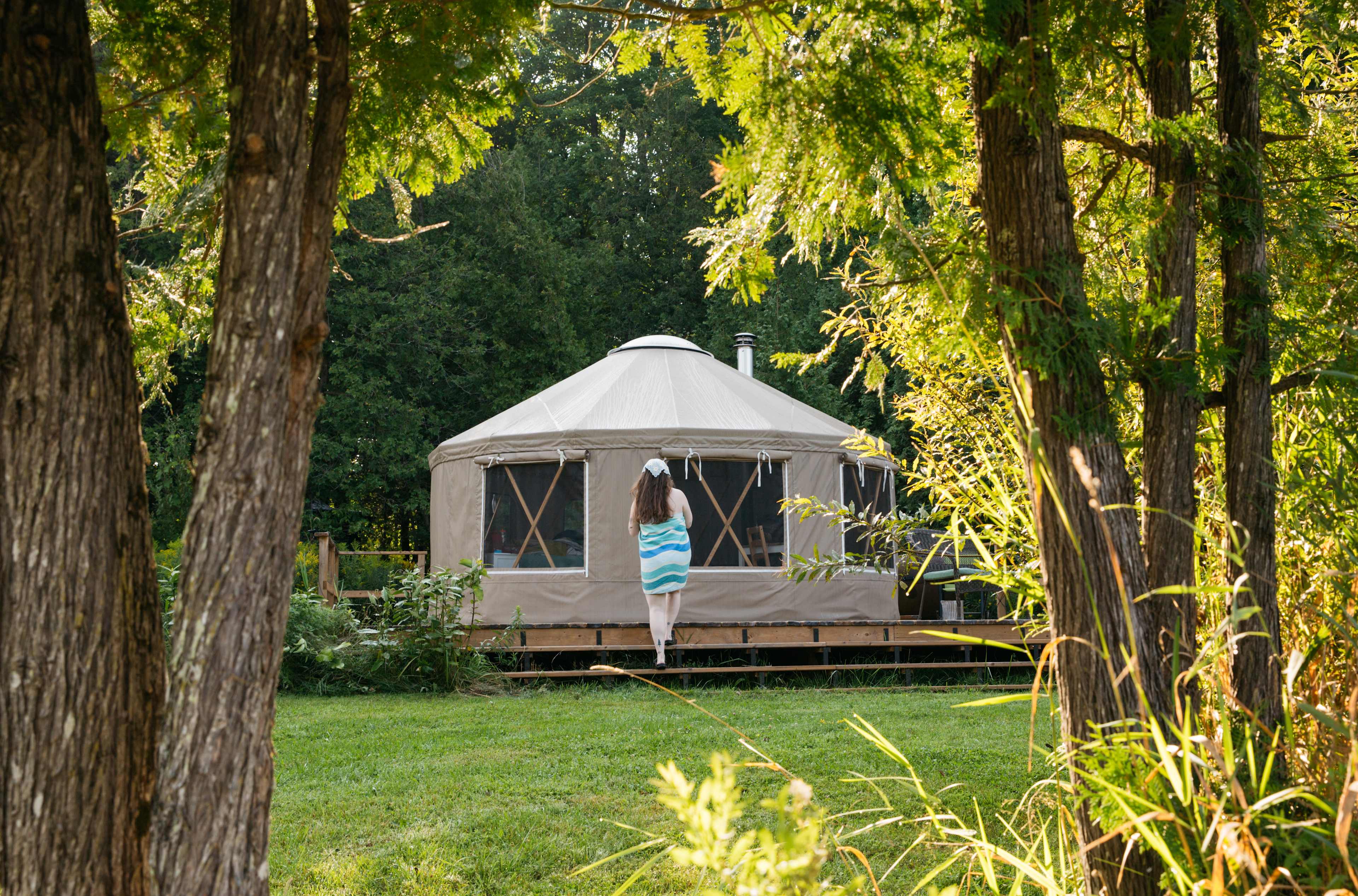 Magical yurt site