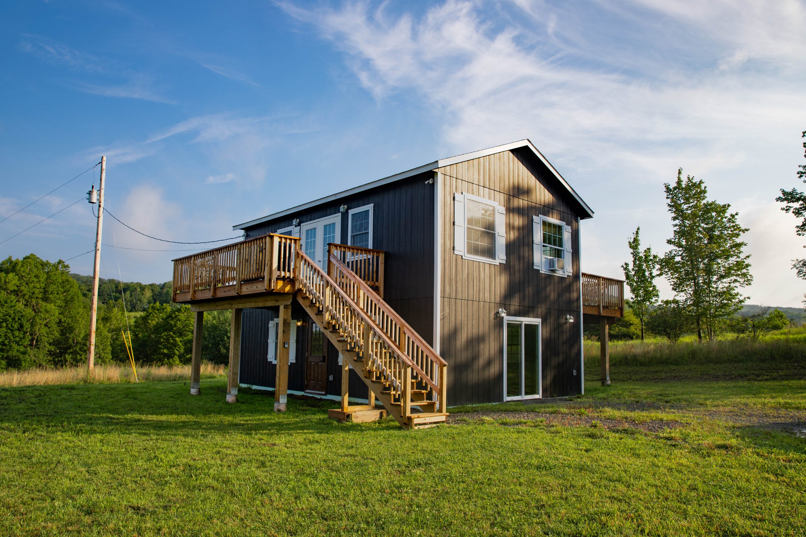 Cabin On 7 Private Acres W/ Creek
