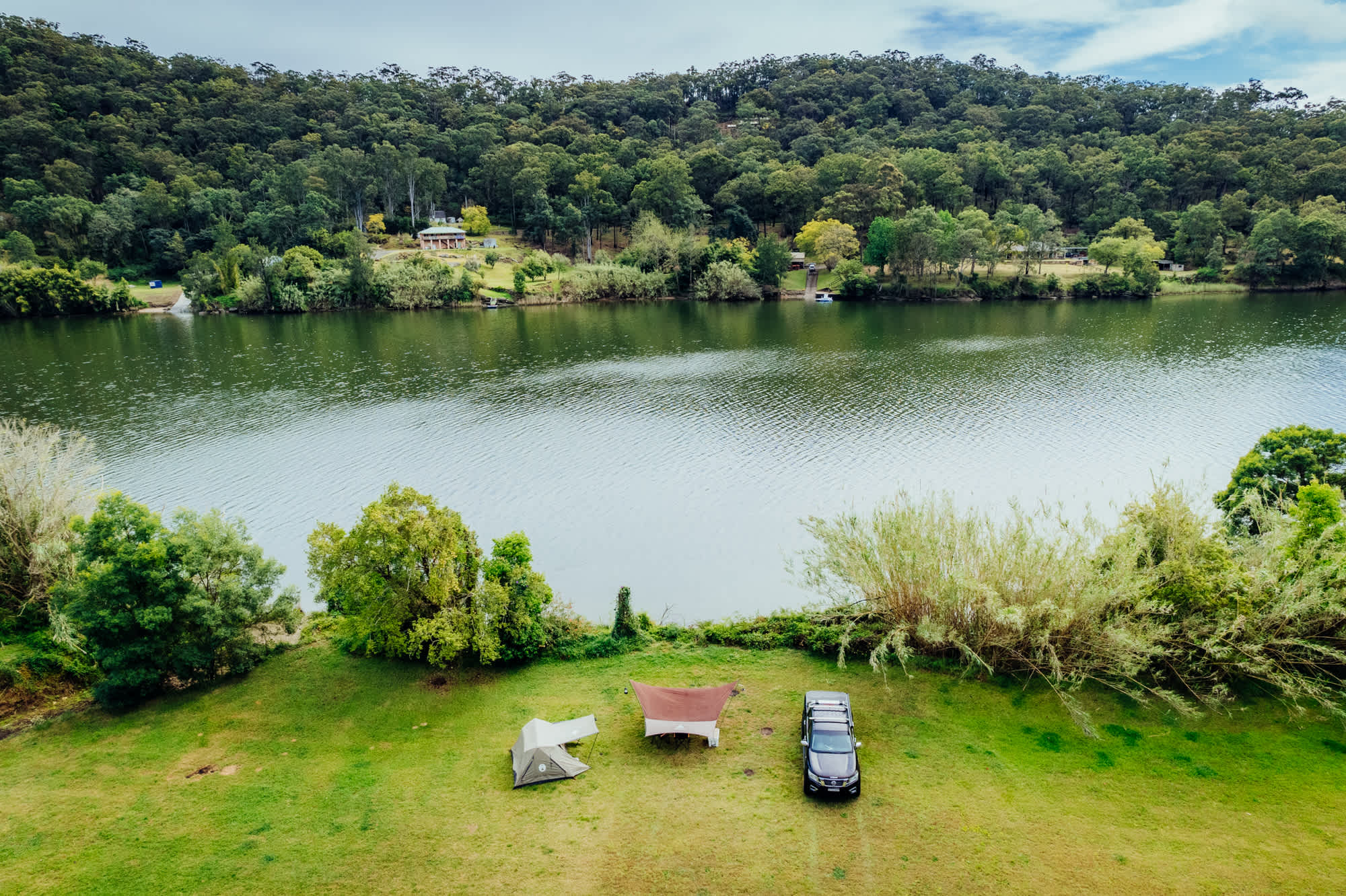 campground views from above