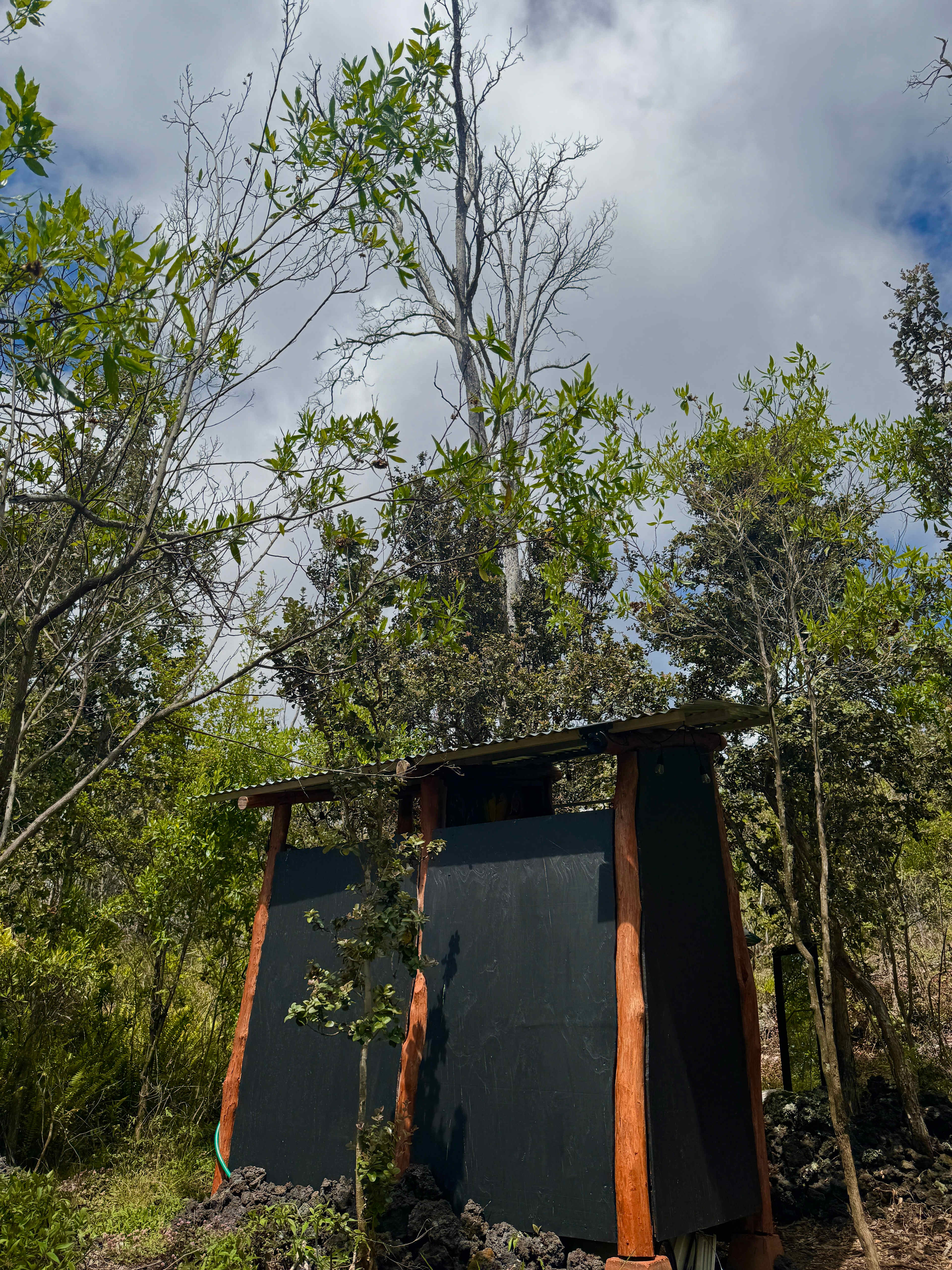 Outside of bathroom 