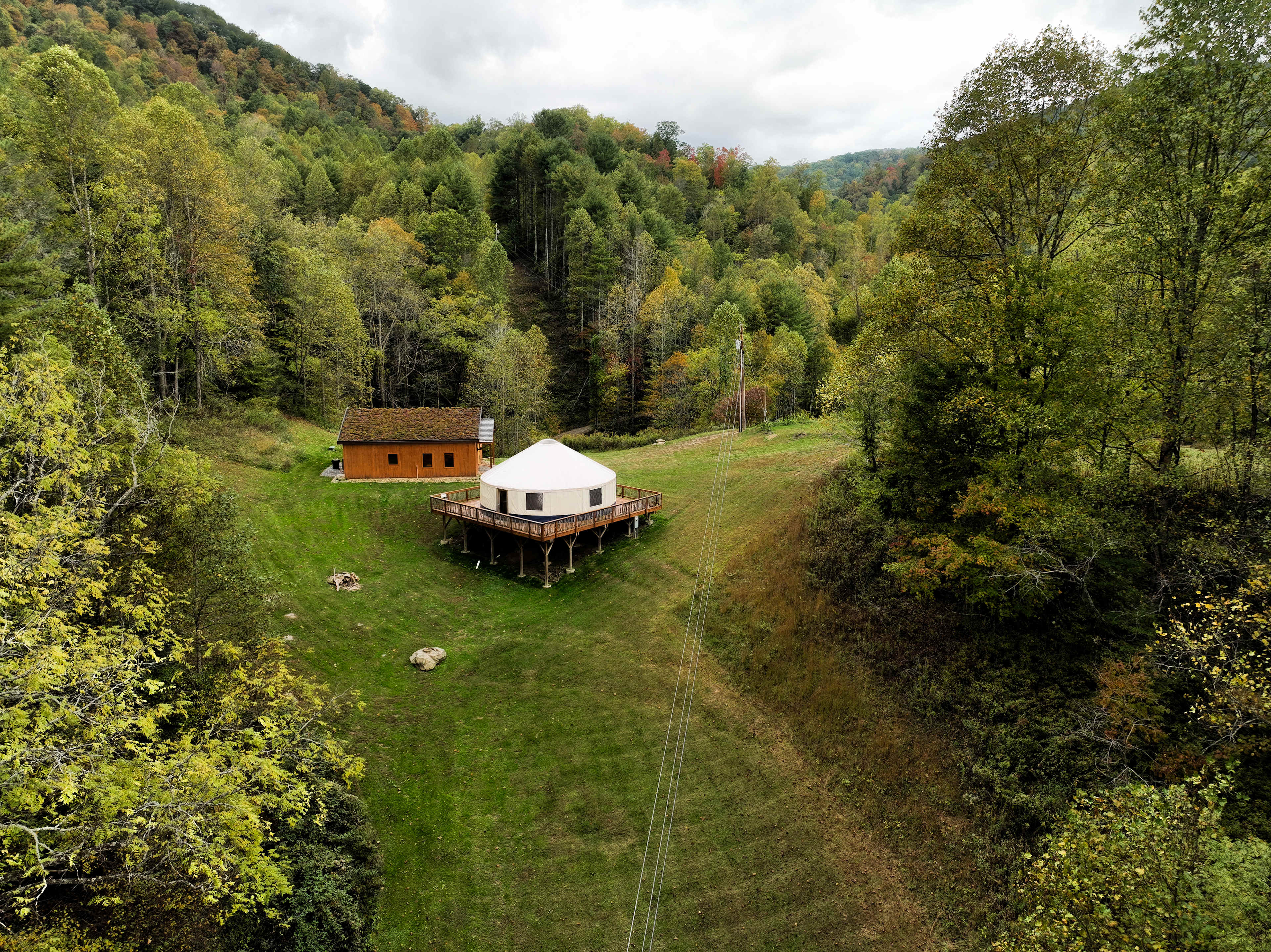 Waterfall Forest Edge Camp & Yurt