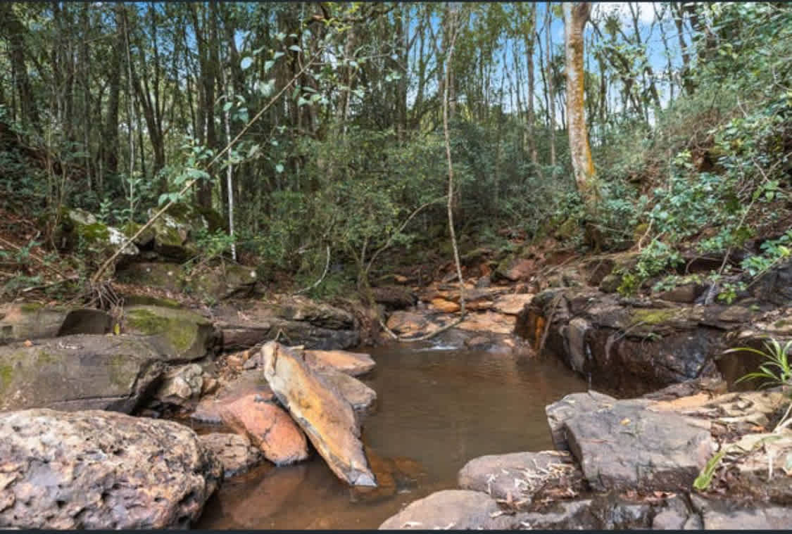 Rolling Hills Estate private creek and waterfall