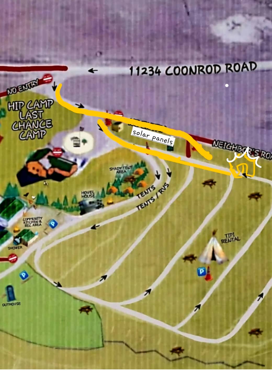 Picture of the site