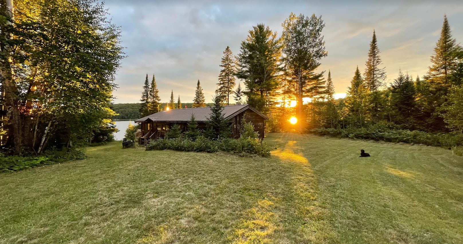 Summer sunset at the Cabin